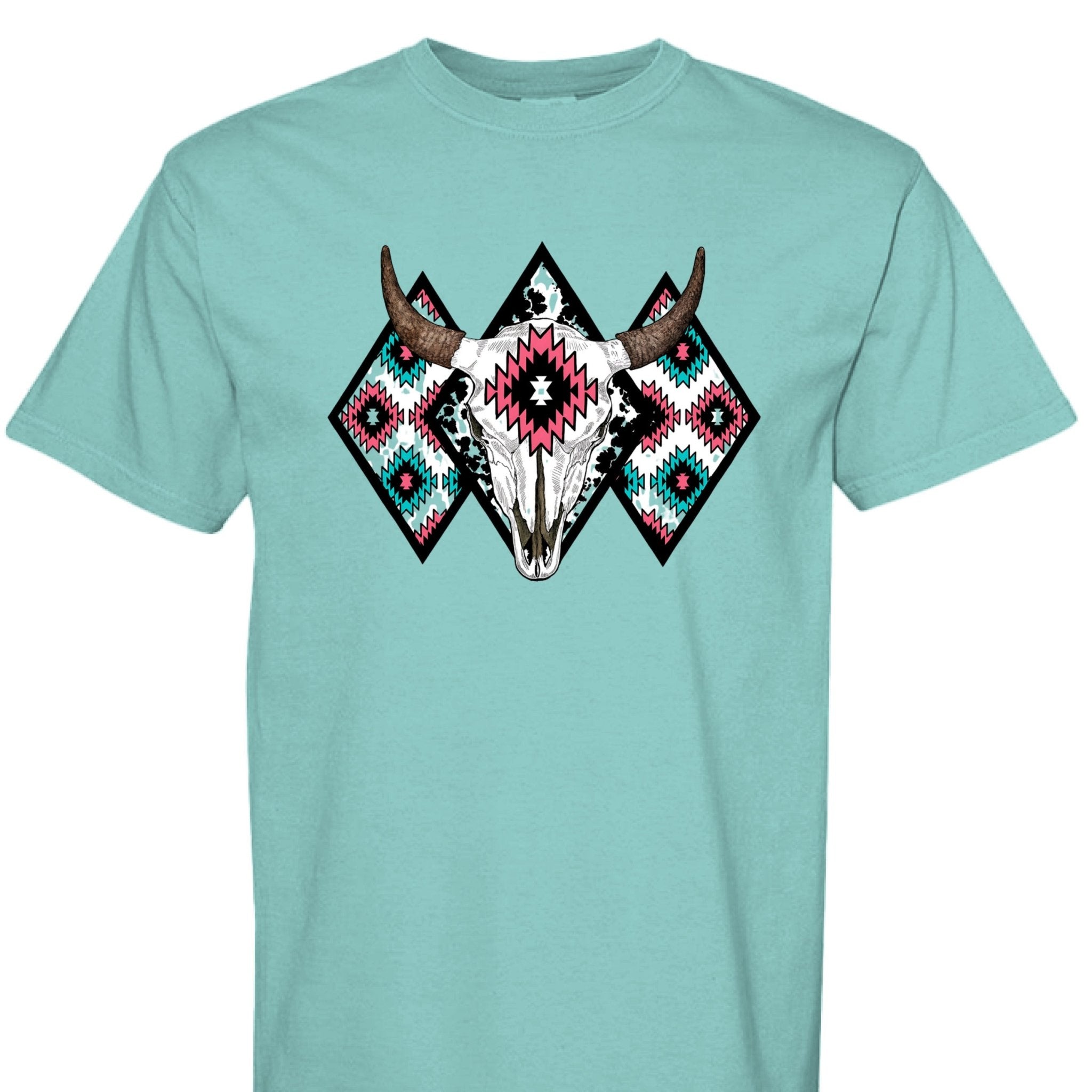 Aztec skull - The Caffeine Cowboy