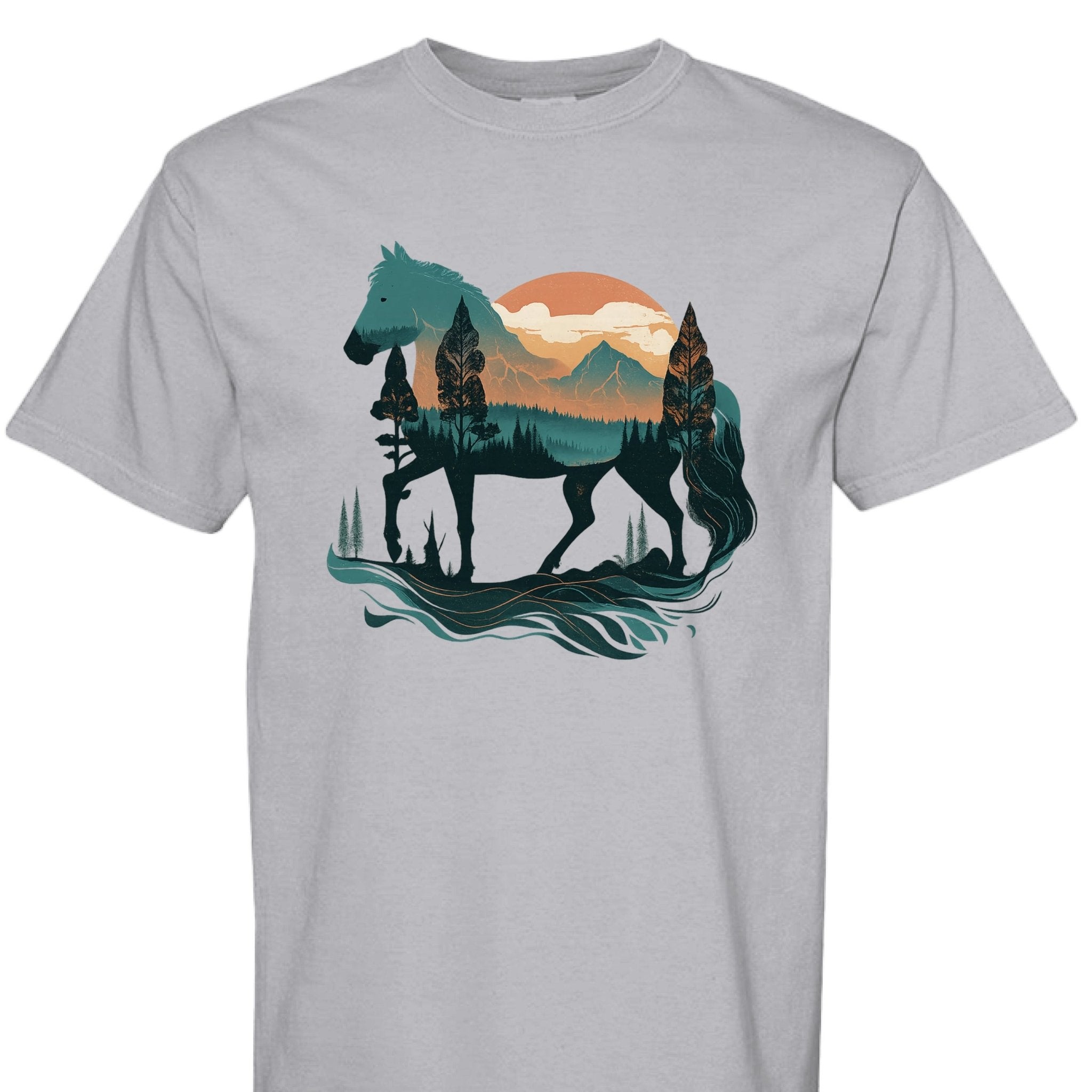 Wild Horse Mountain Tee - The Caffeine Cowboy