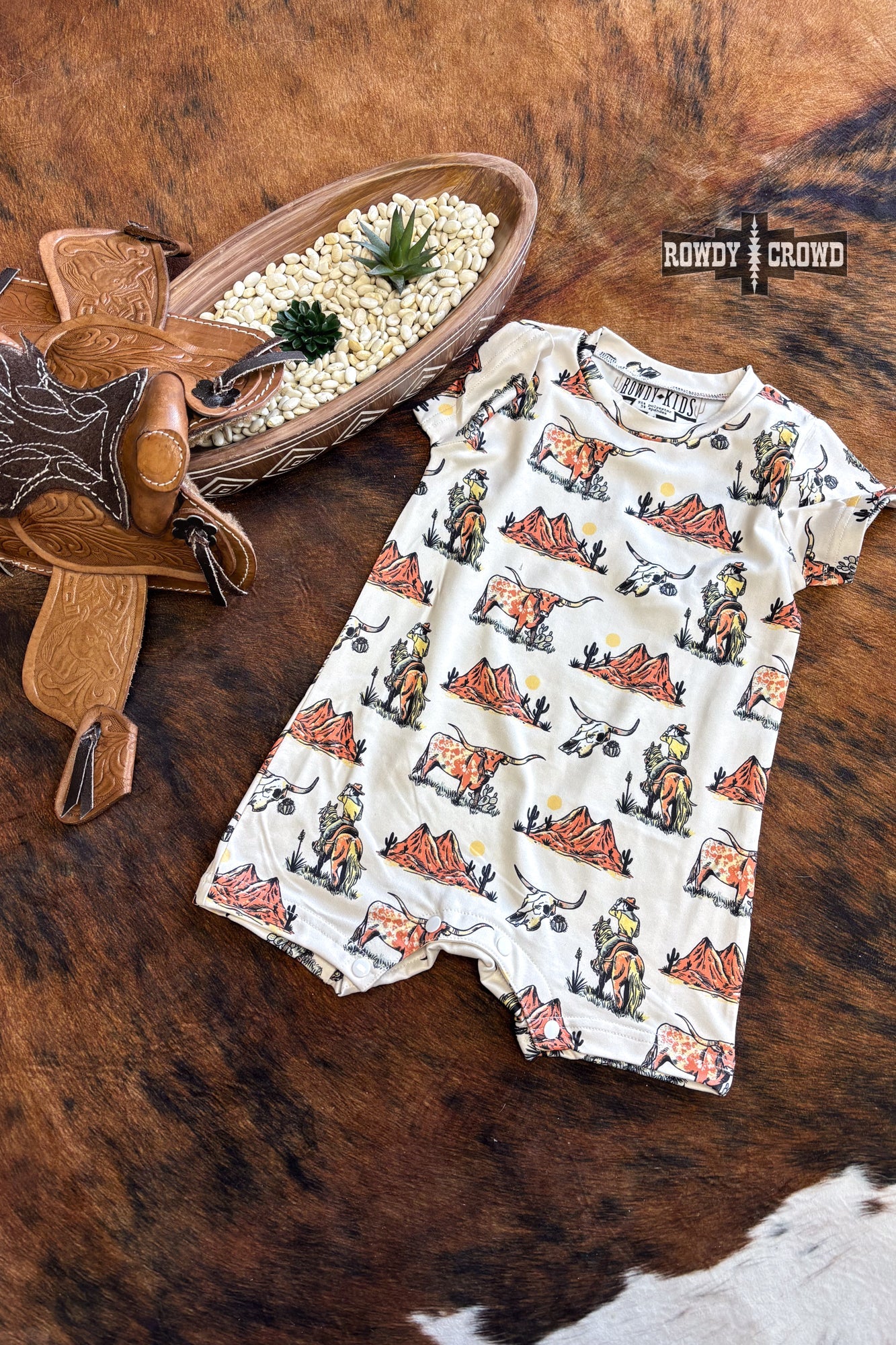 West Texas Short Onesie - The Caffeine Cowboy