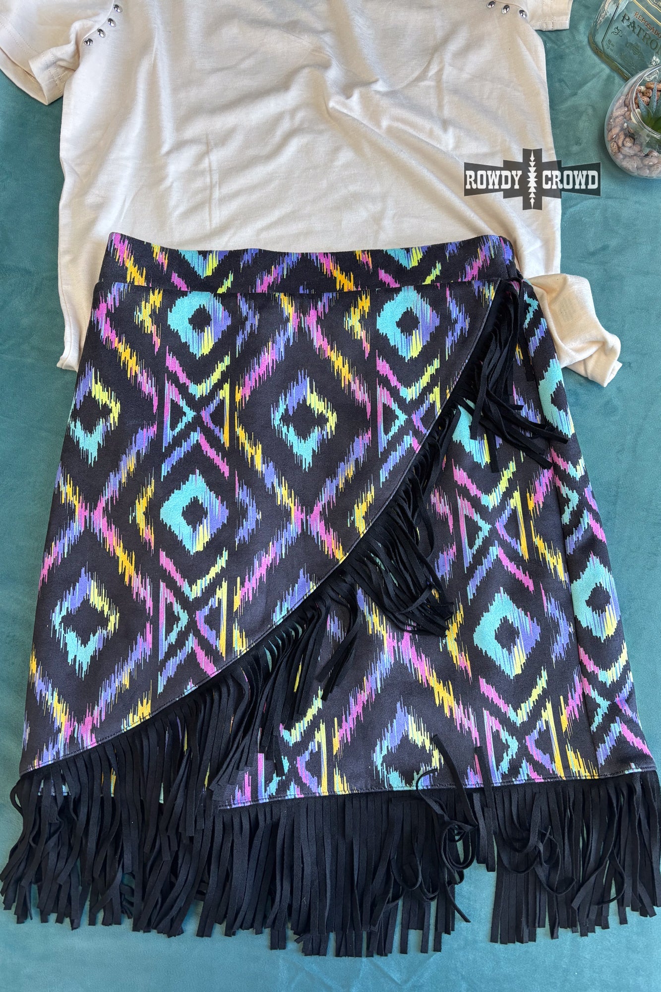Far Out Fringe Skirt - The Caffeine Cowboy
