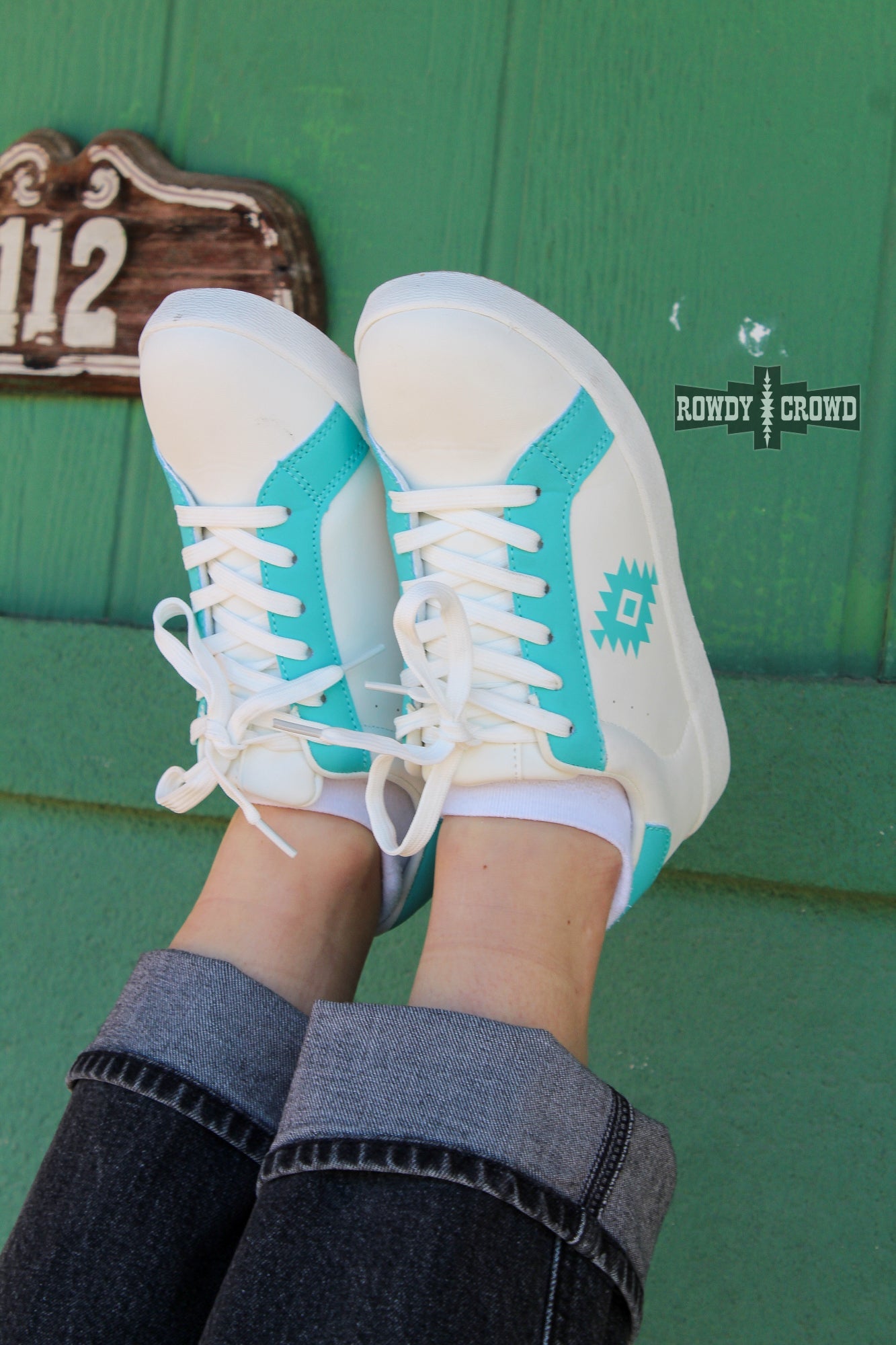 Aztec Sky Sneakers - The Caffeine Cowboy