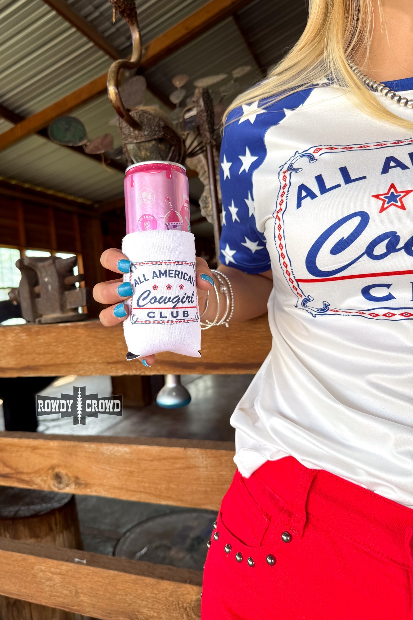 All American Koozie - The Caffeine Cowboy