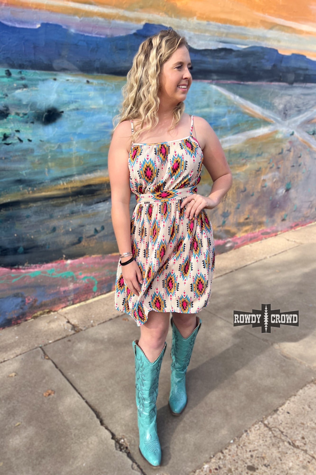 Aztec River Dress - The Caffeine Cowboy