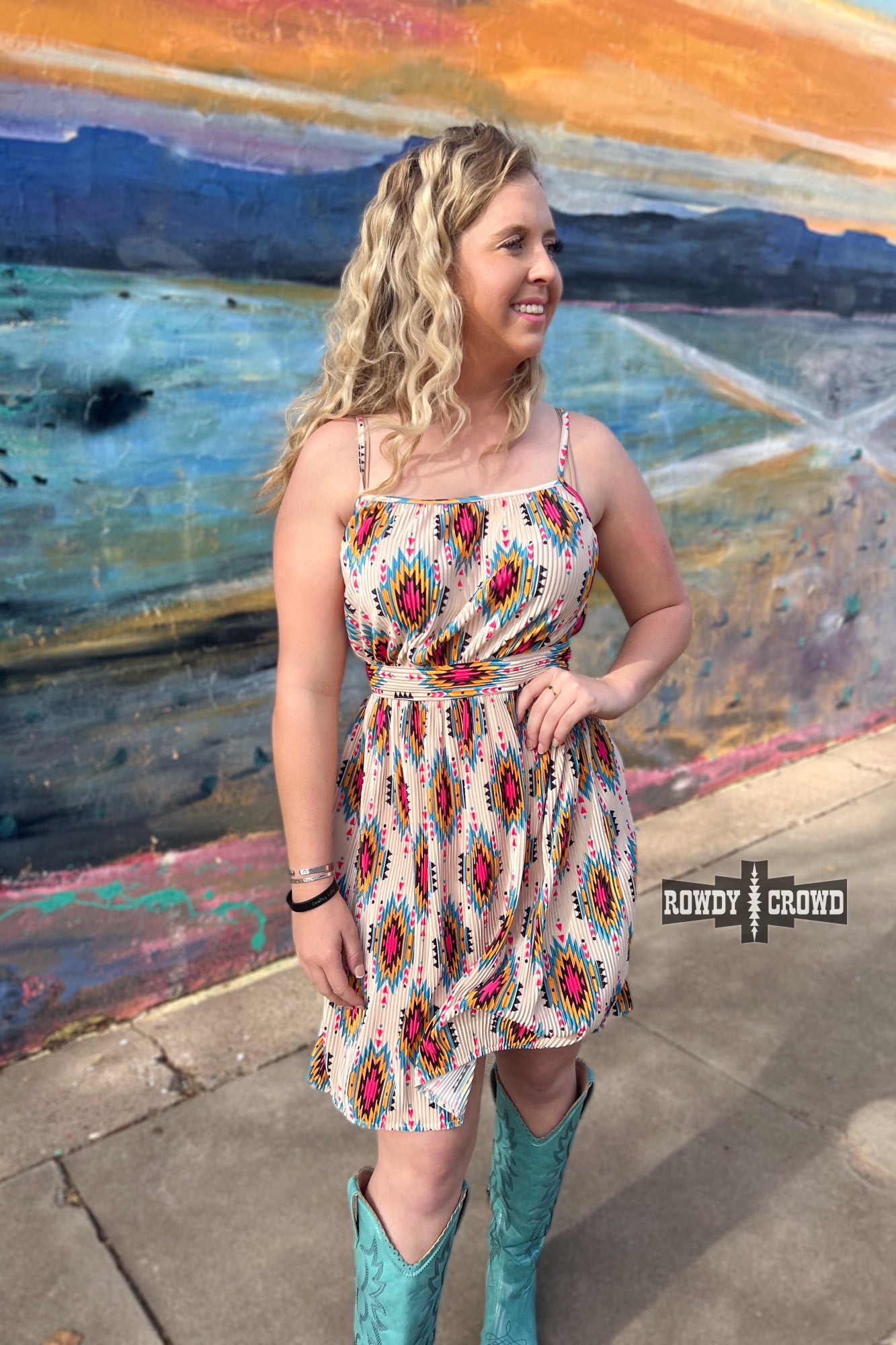Aztec River Dress - The Caffeine Cowboy