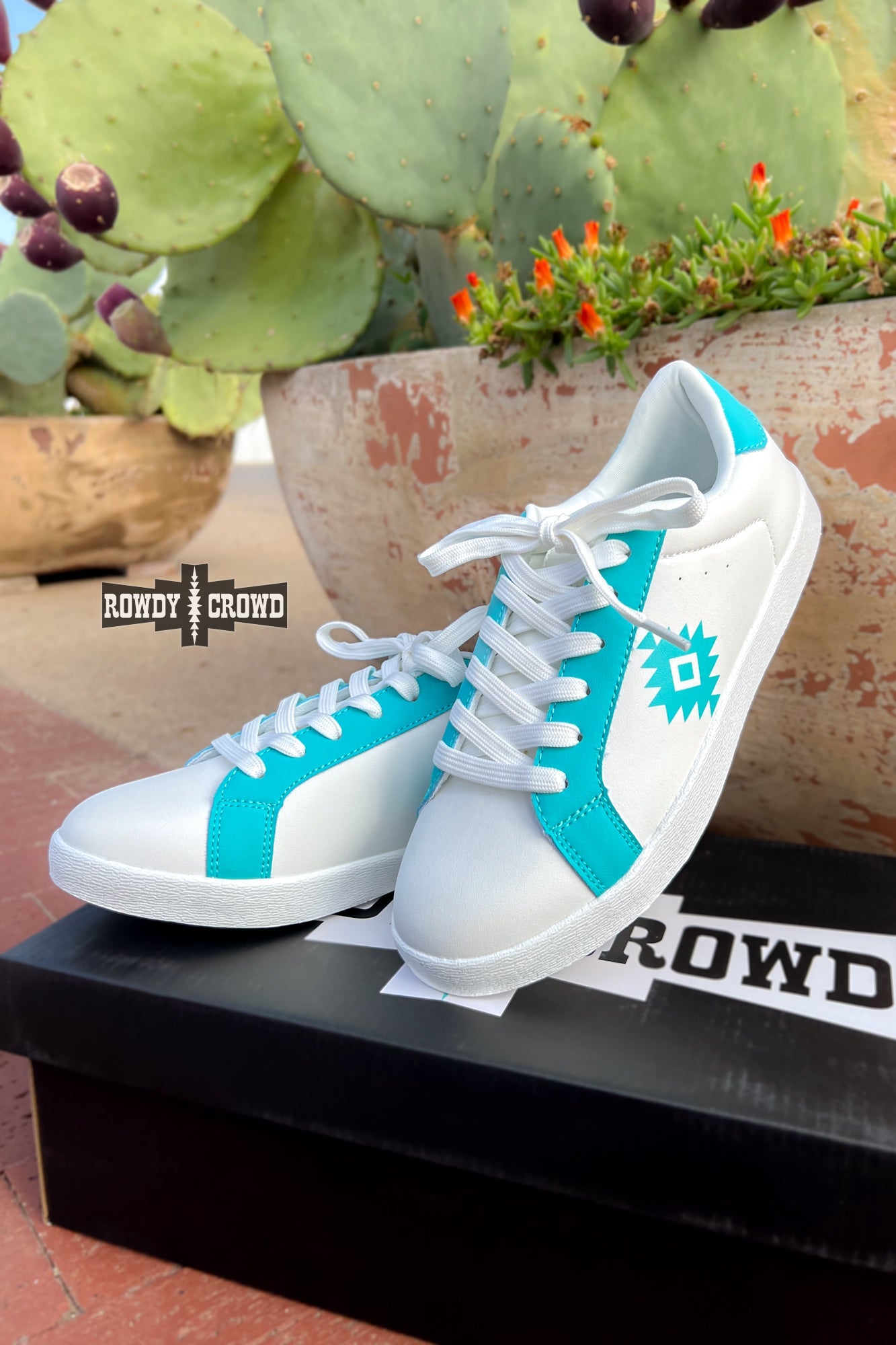 Aztec Sky Sneakers - The Caffeine Cowboy