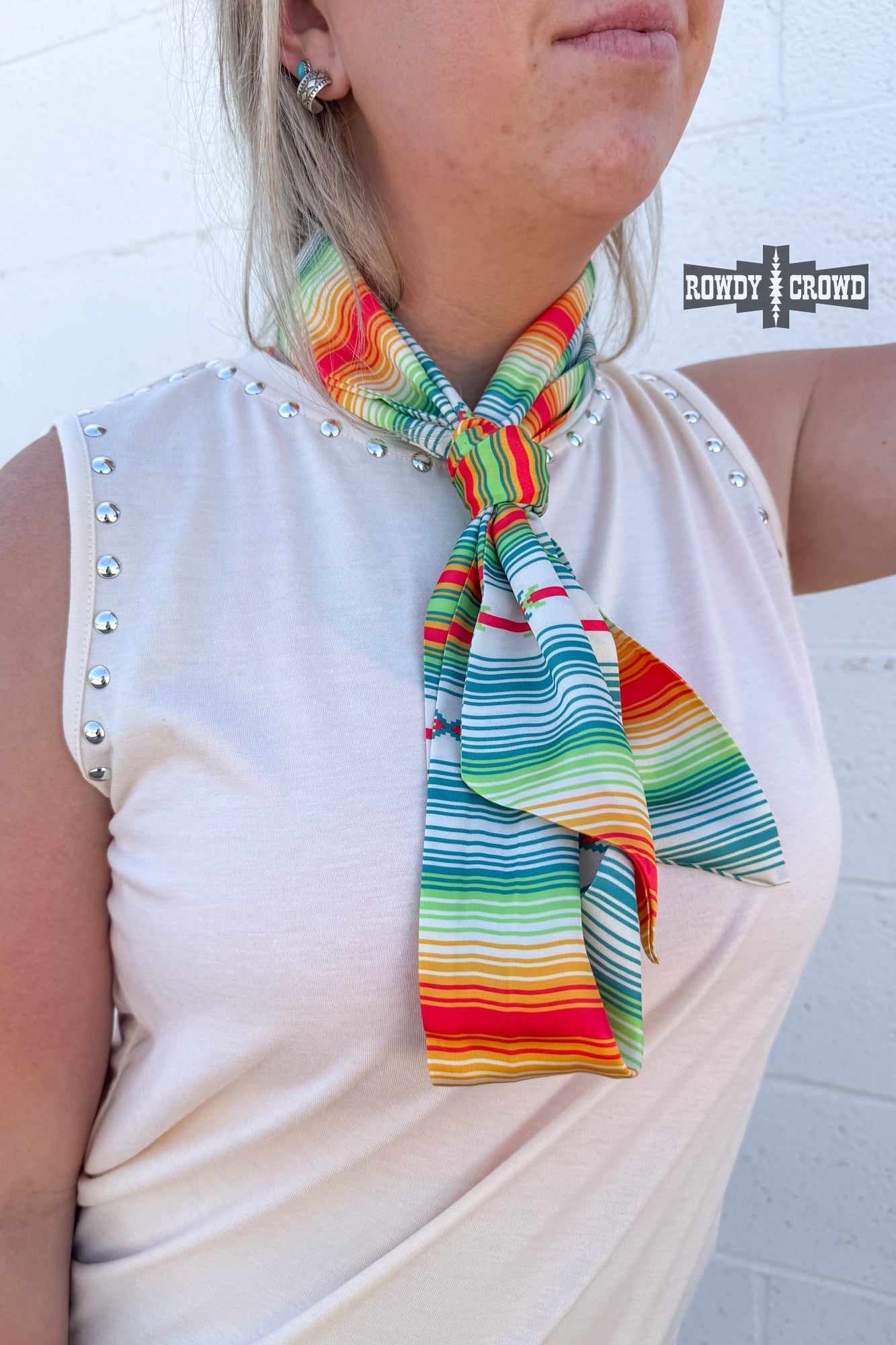 Good Vibes Long Scarf - The Caffeine Cowboy