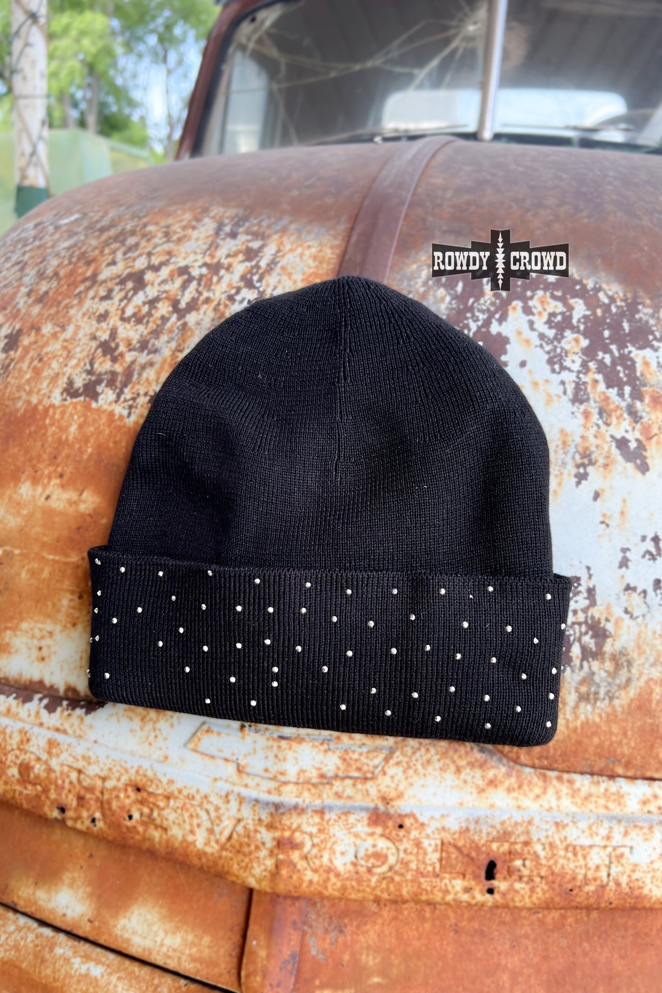 BLACK - Shine Bright Beanie - The Caffeine Cowboy