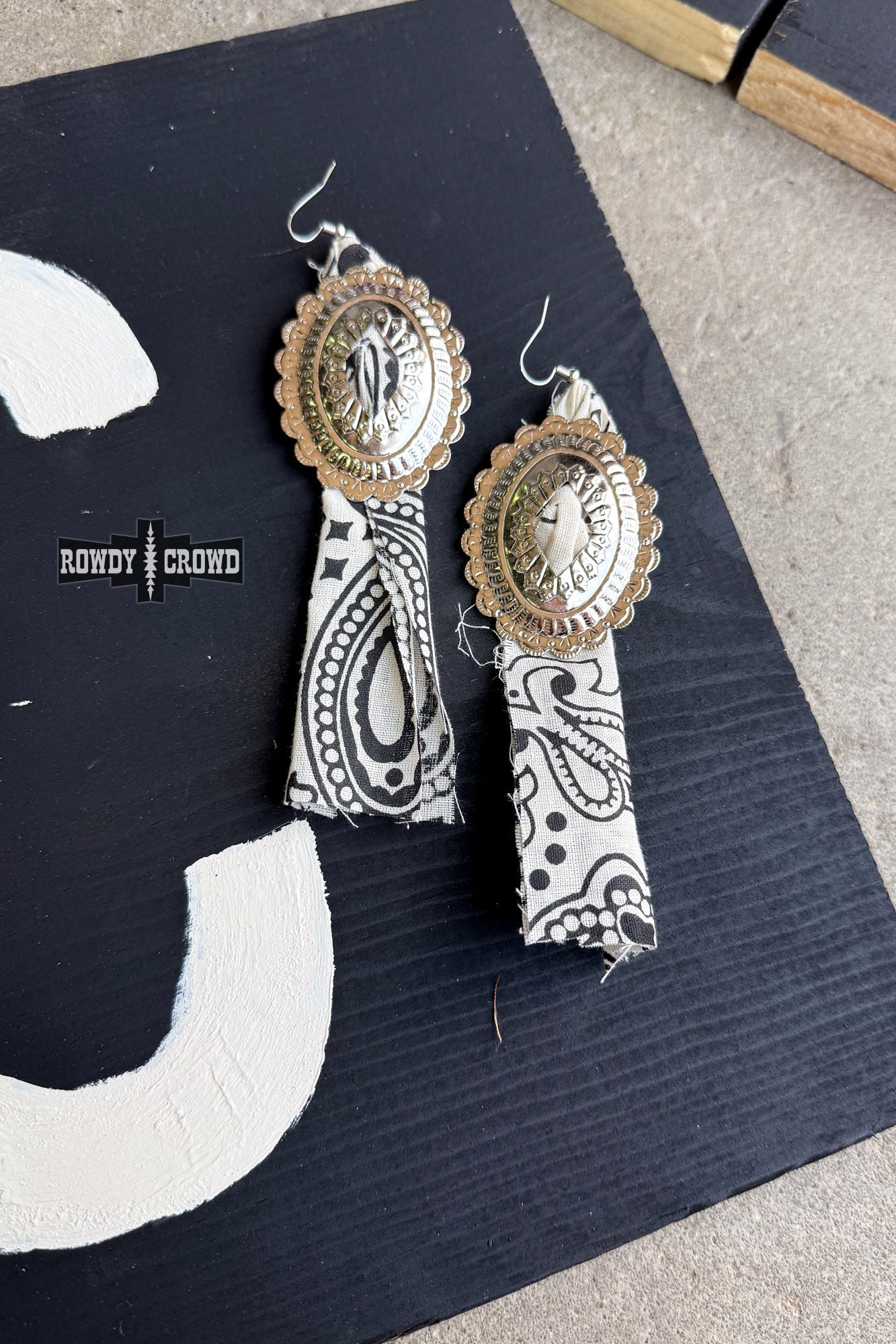 Concho Rodeo Earrings - The Caffeine Cowboy