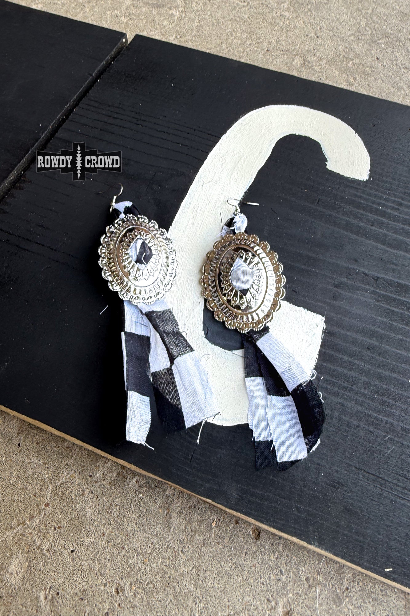 Concho Rodeo Earrings - The Caffeine Cowboy