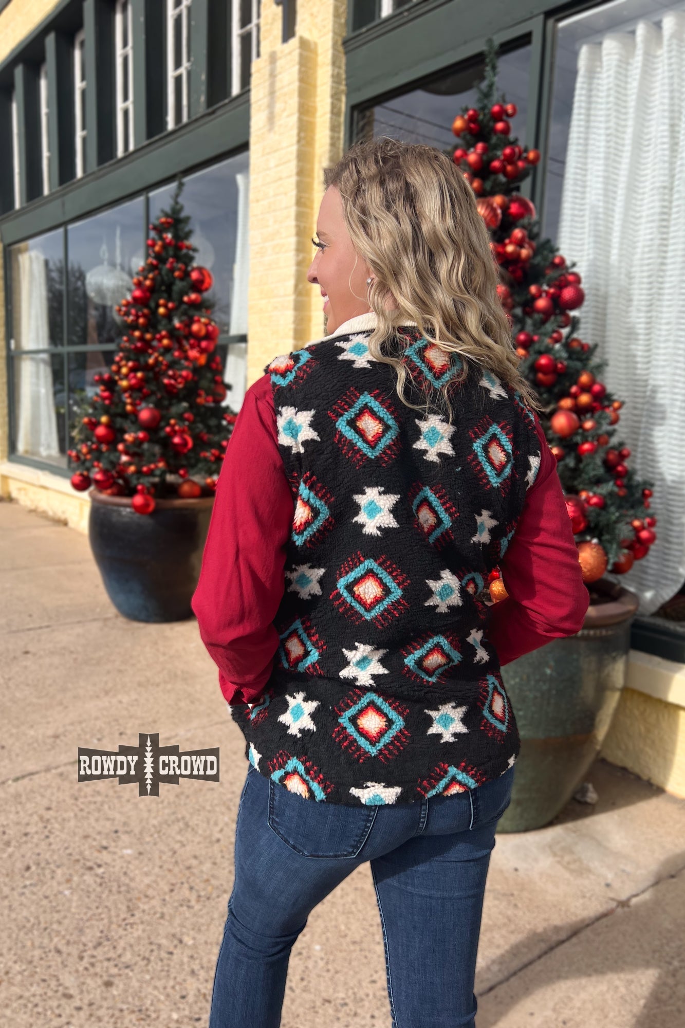 Vail Aztec Vest - The Caffeine Cowboy