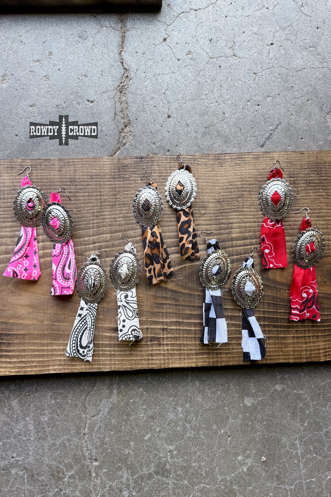 Concho Rodeo Earrings - The Caffeine Cowboy