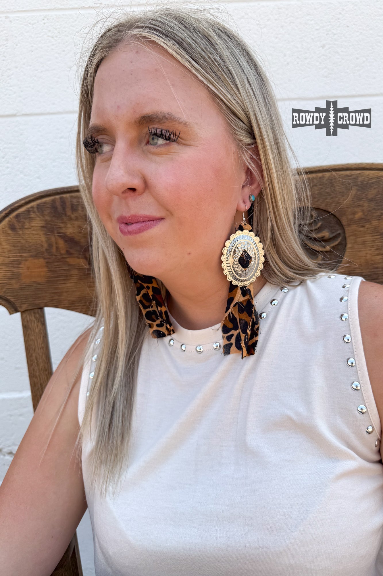 Concho Rodeo Earrings - The Caffeine Cowboy