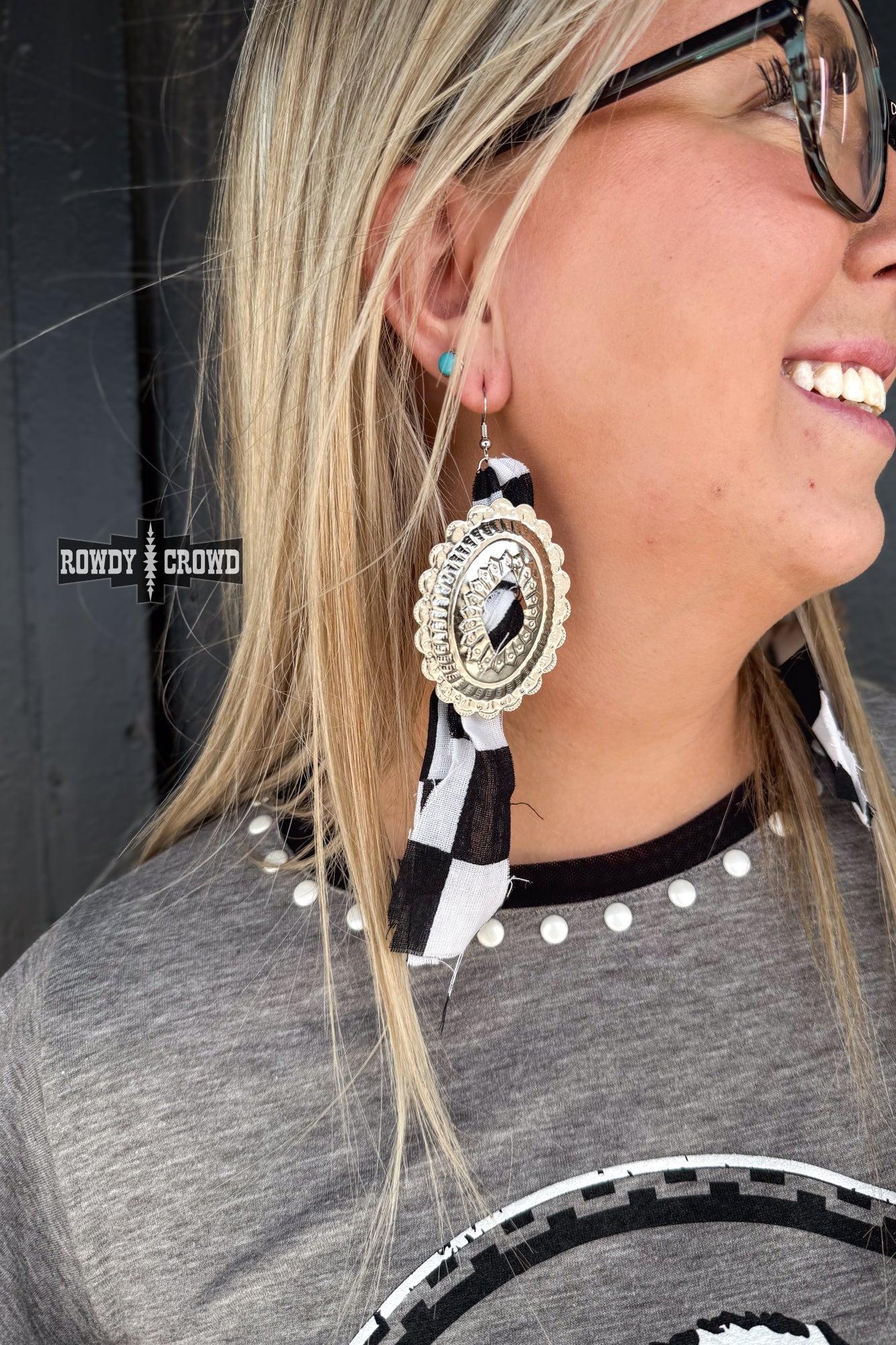 Concho Rodeo Earrings - The Caffeine Cowboy