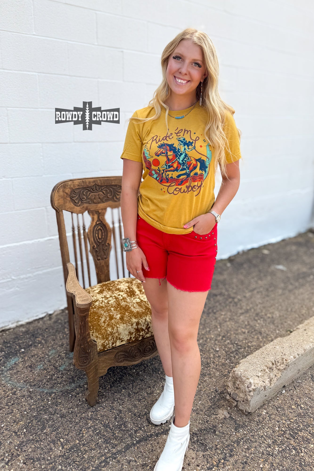Ride 'Em Cowboy Tee - The Caffeine Cowboy