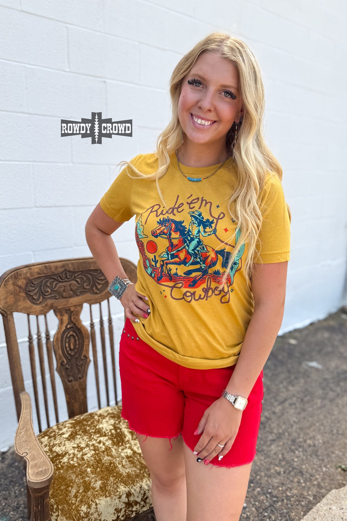 Ride 'Em Cowboy Tee - The Caffeine Cowboy