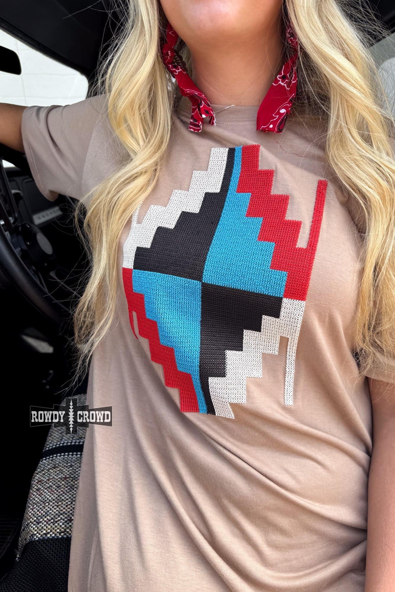 Alamosa Aztec Dress - The Caffeine Cowboy