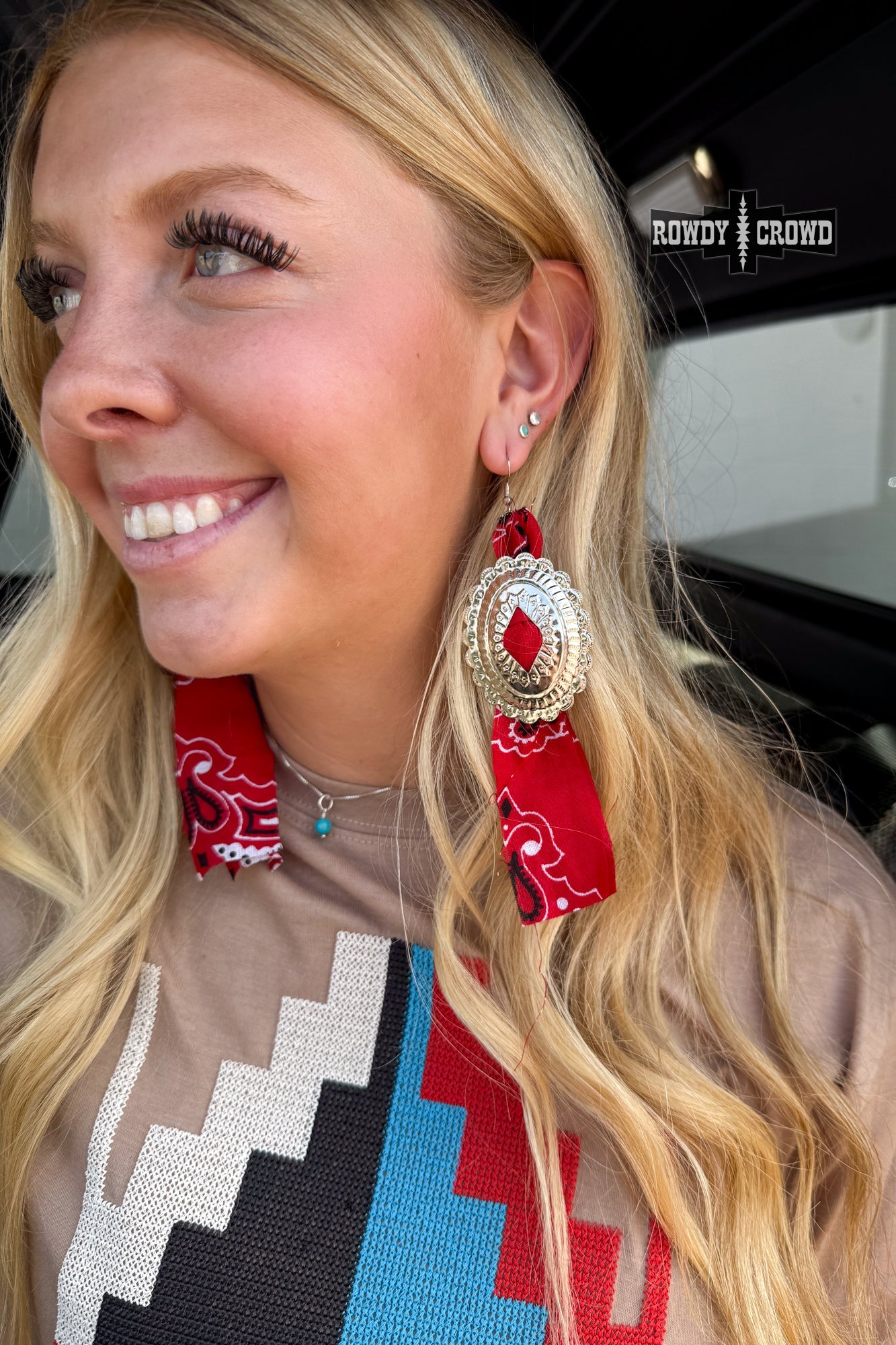 Concho Rodeo Earrings - The Caffeine Cowboy