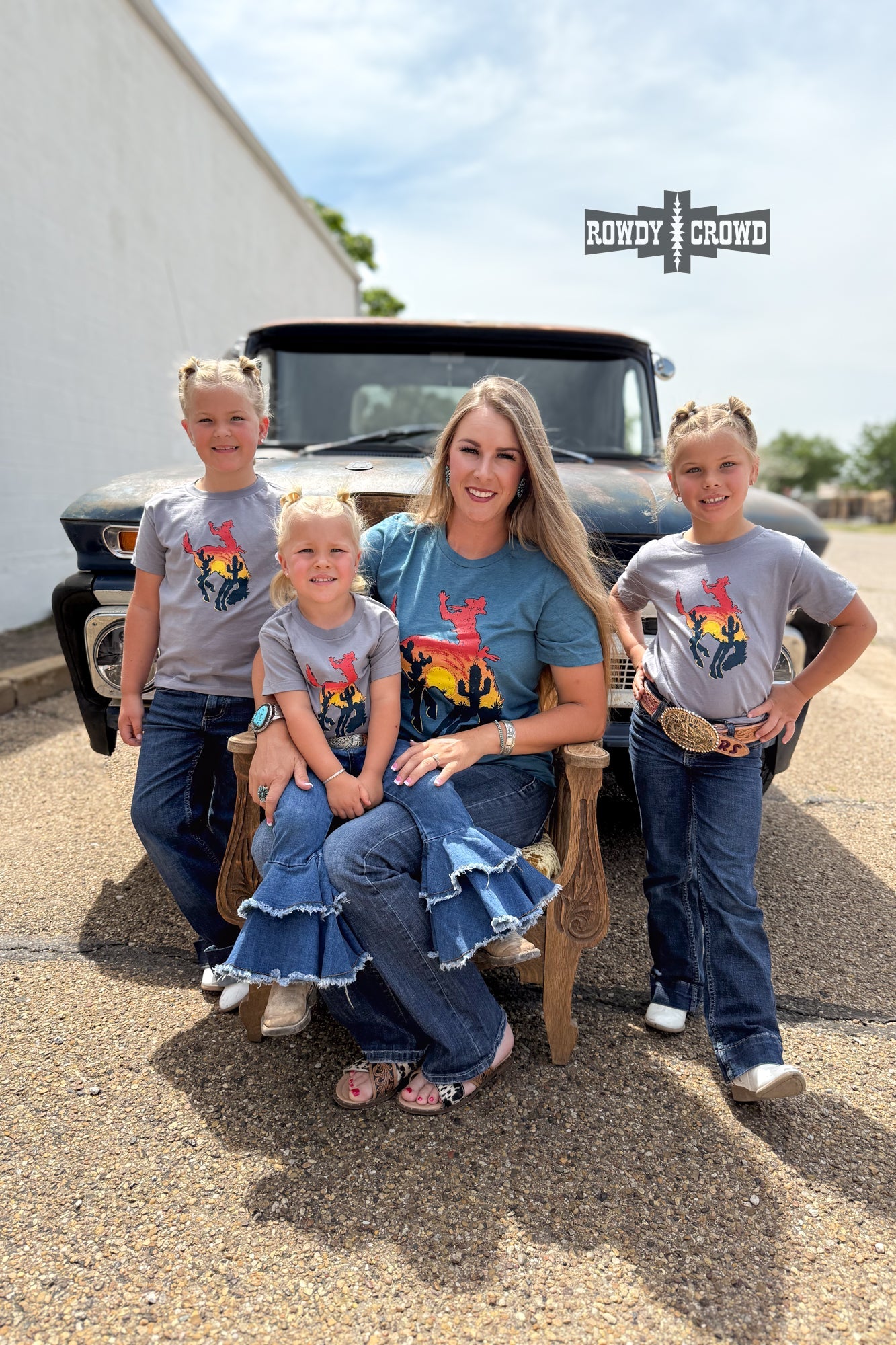 KIDS Bowie Bronc Tee - The Caffeine Cowboy
