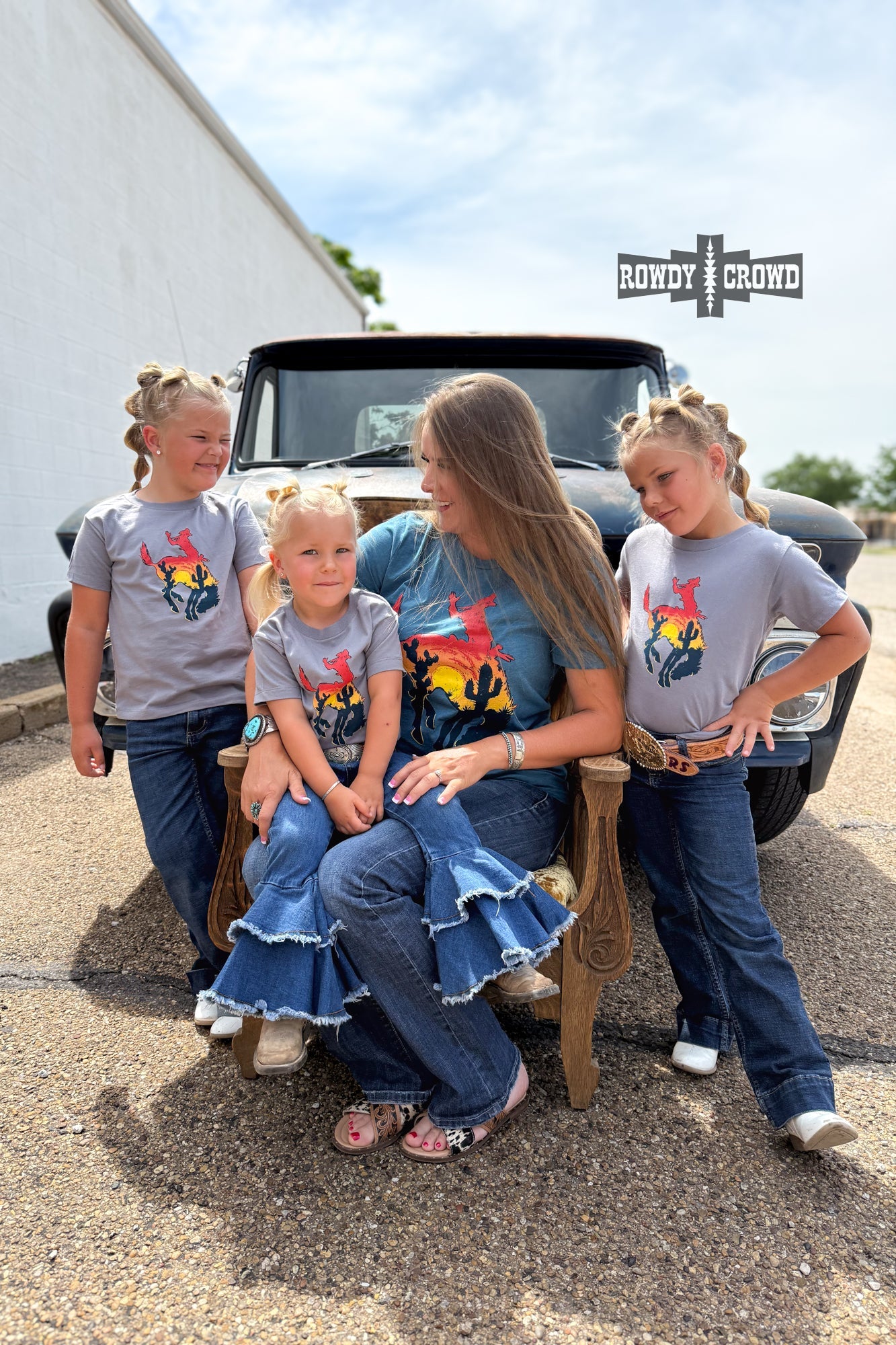 KIDS Bowie Bronc Tee - The Caffeine Cowboy