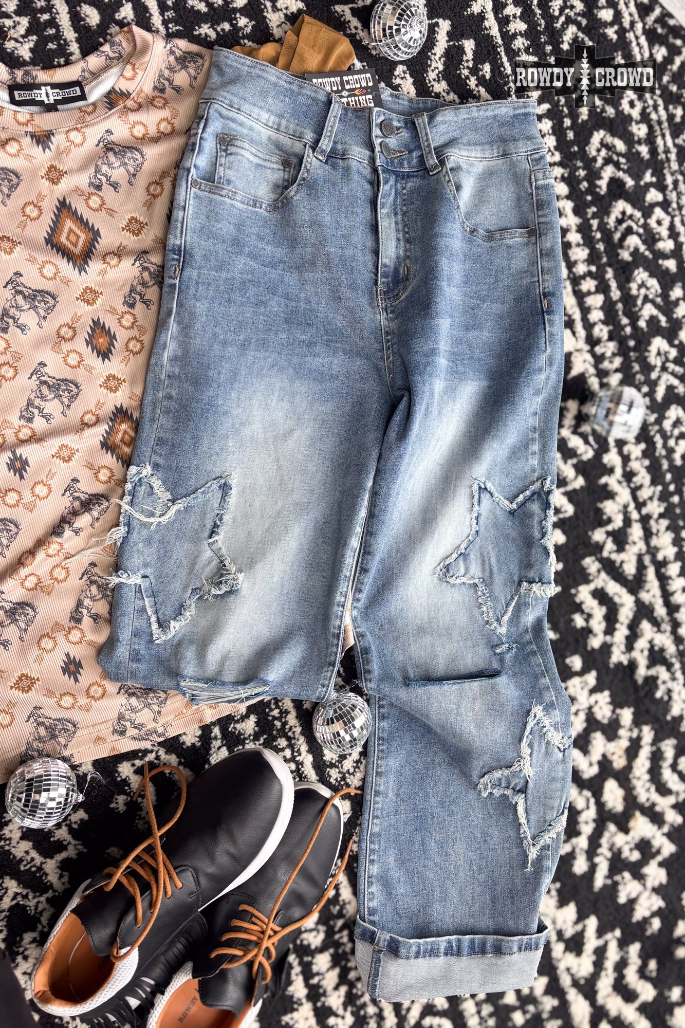 Oh My Stars Denim Jeans - The Caffeine Cowboy