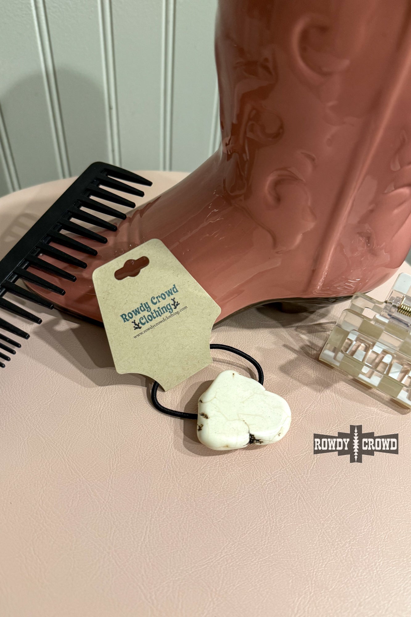 White Rock Ponytail Holder - The Caffeine Cowboy