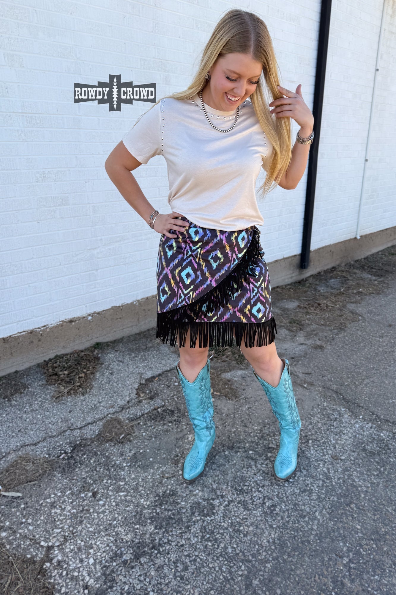 Far Out Fringe Skirt - The Caffeine Cowboy