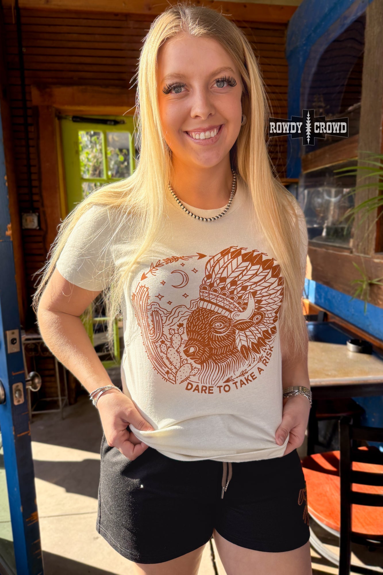 Risky Buffalo Tee - The Caffeine Cowboy