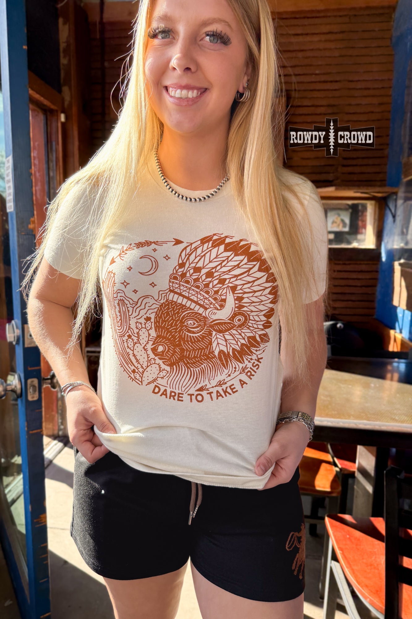 Risky Buffalo Tee - The Caffeine Cowboy