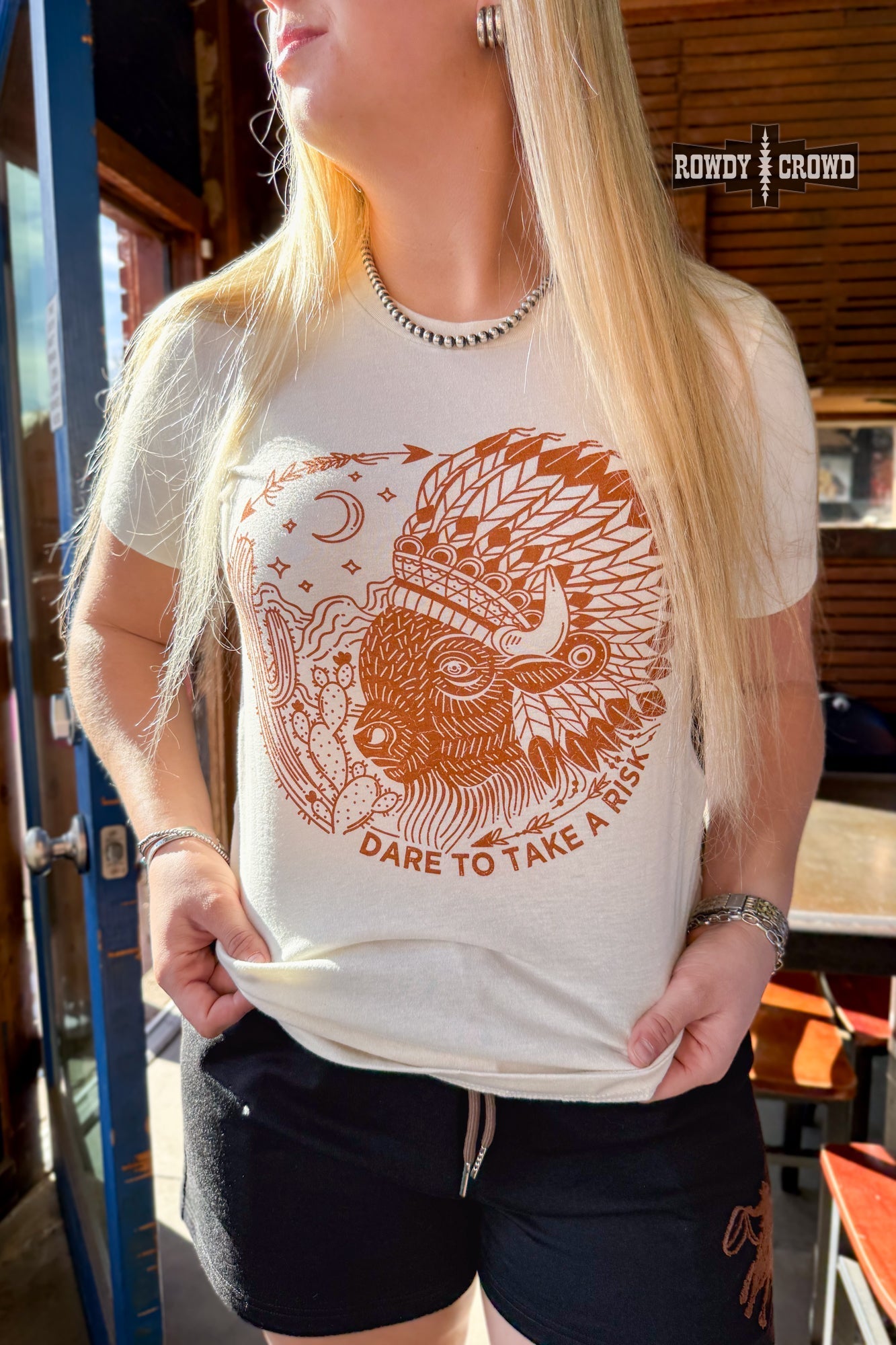 Risky Buffalo Tee - The Caffeine Cowboy
