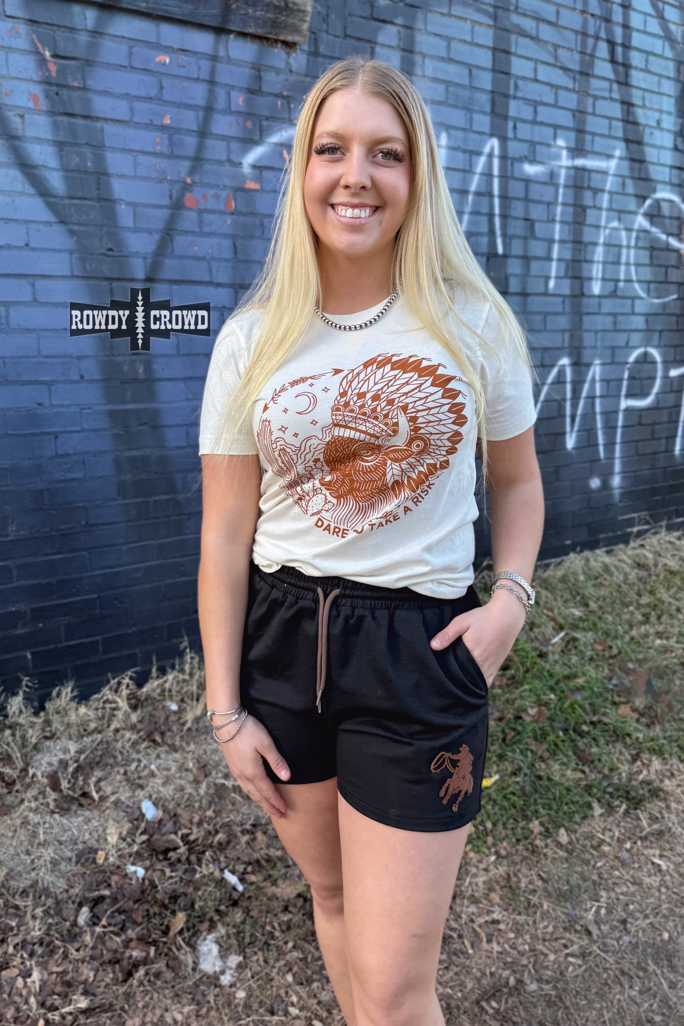 Risky Buffalo Tee - The Caffeine Cowboy