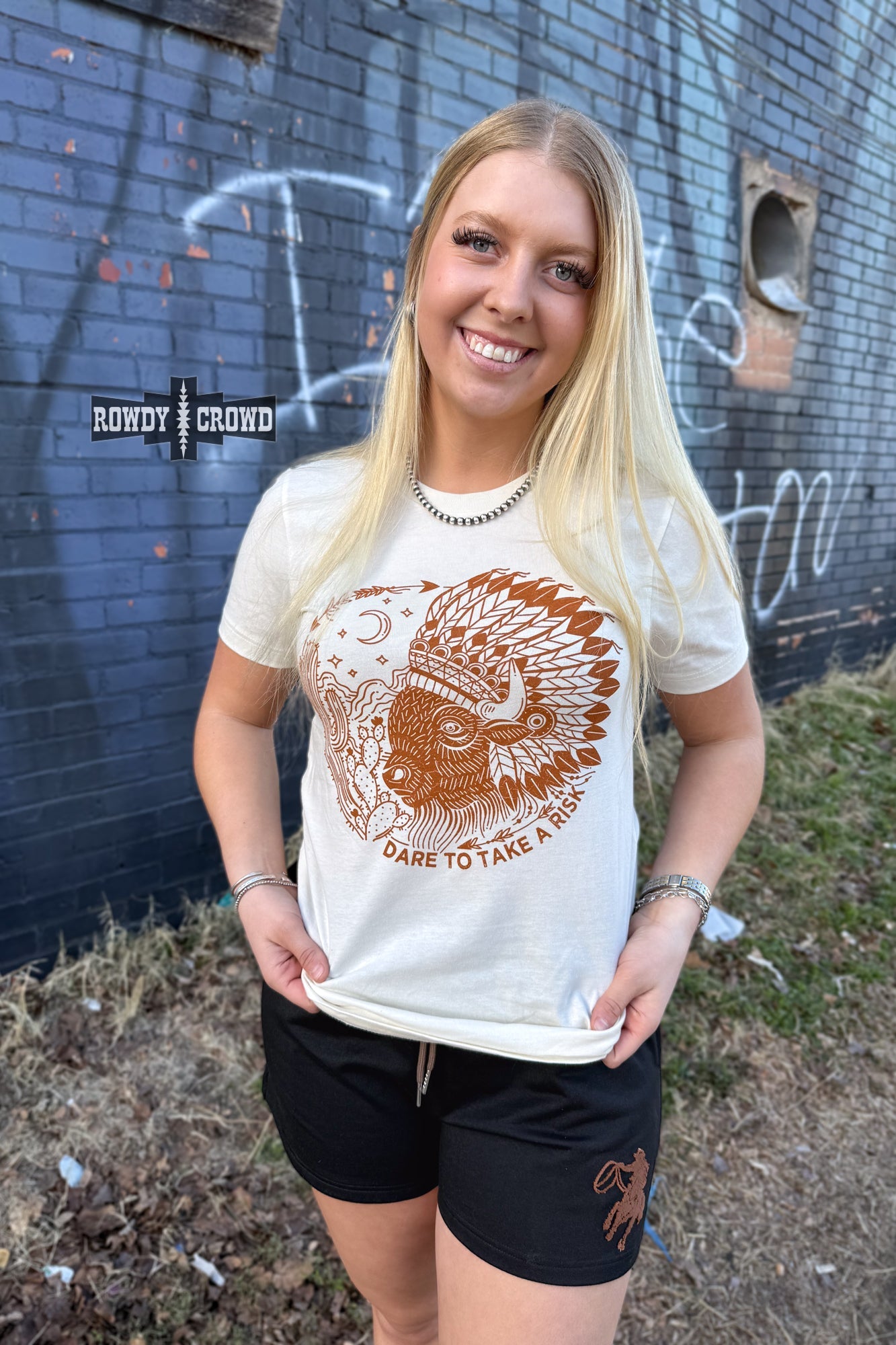 Risky Buffalo Tee - The Caffeine Cowboy