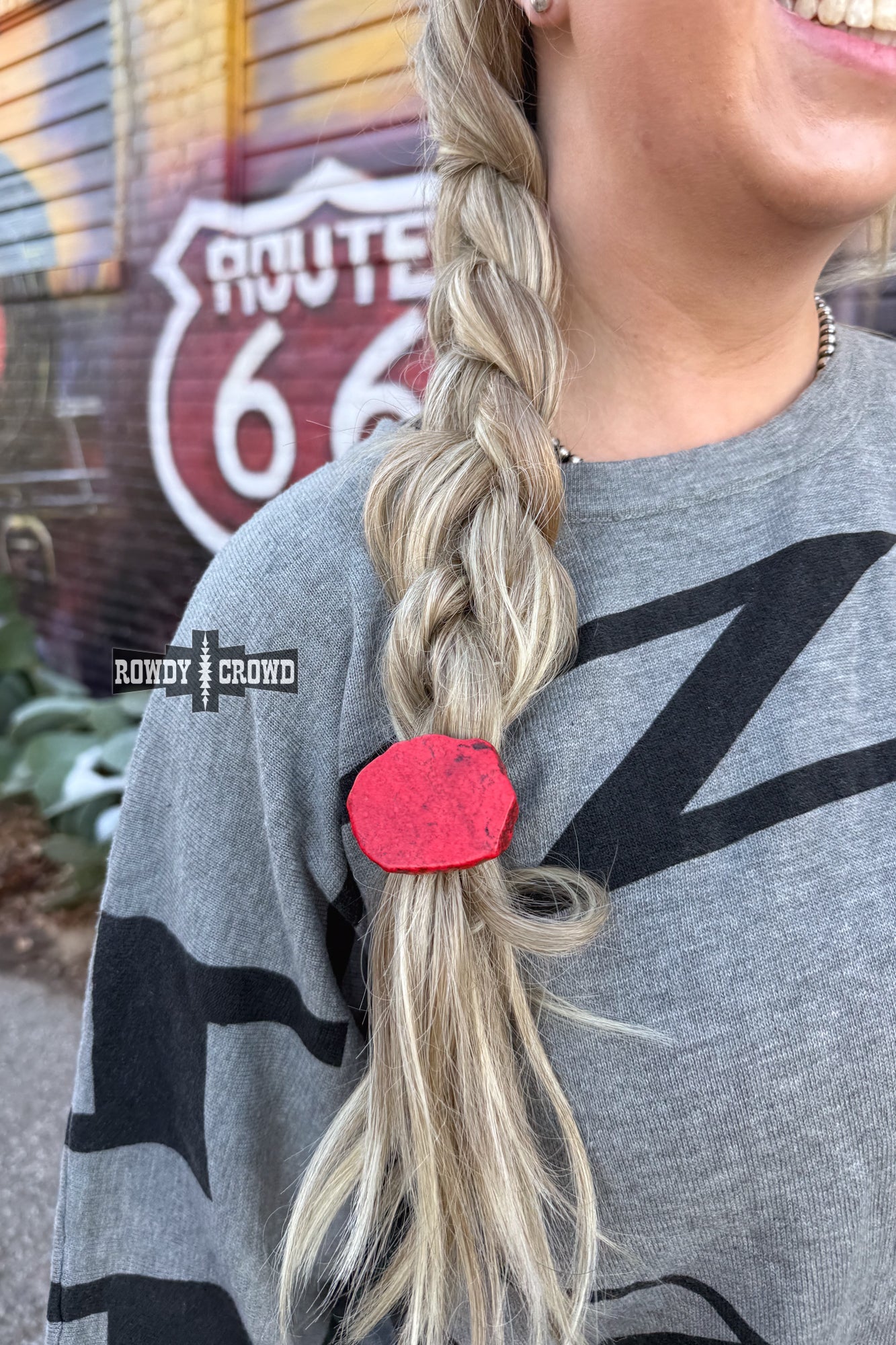 Red Rock Ponytail Holder - The Caffeine Cowboy