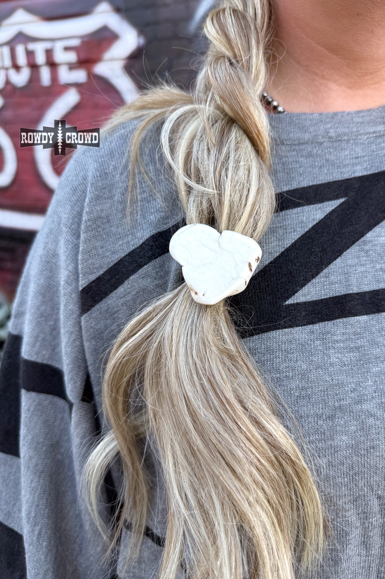 White Rock Ponytail Holder - The Caffeine Cowboy