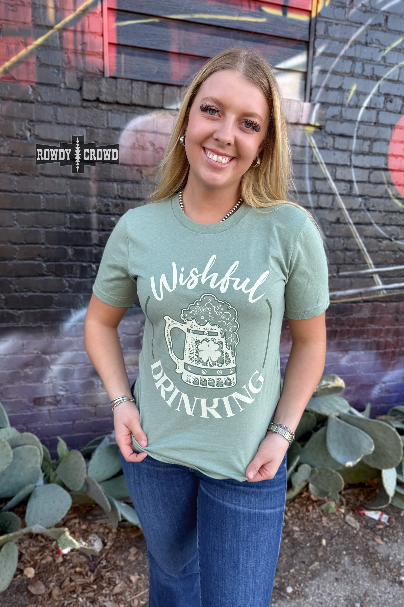 Wishful Drinking Tee - The Caffeine Cowboy