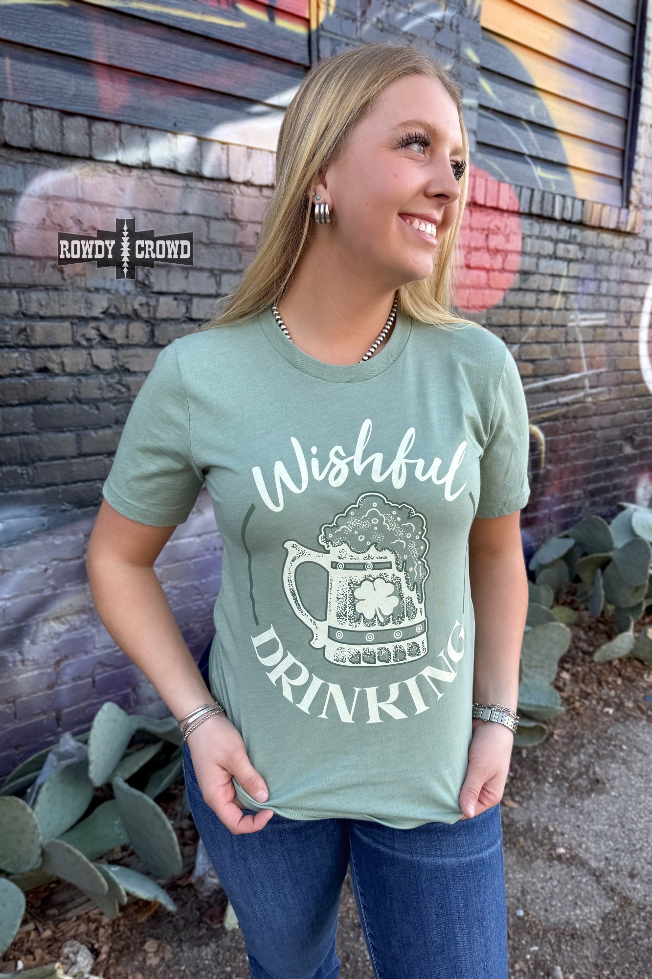 Wishful Drinking Tee - The Caffeine Cowboy