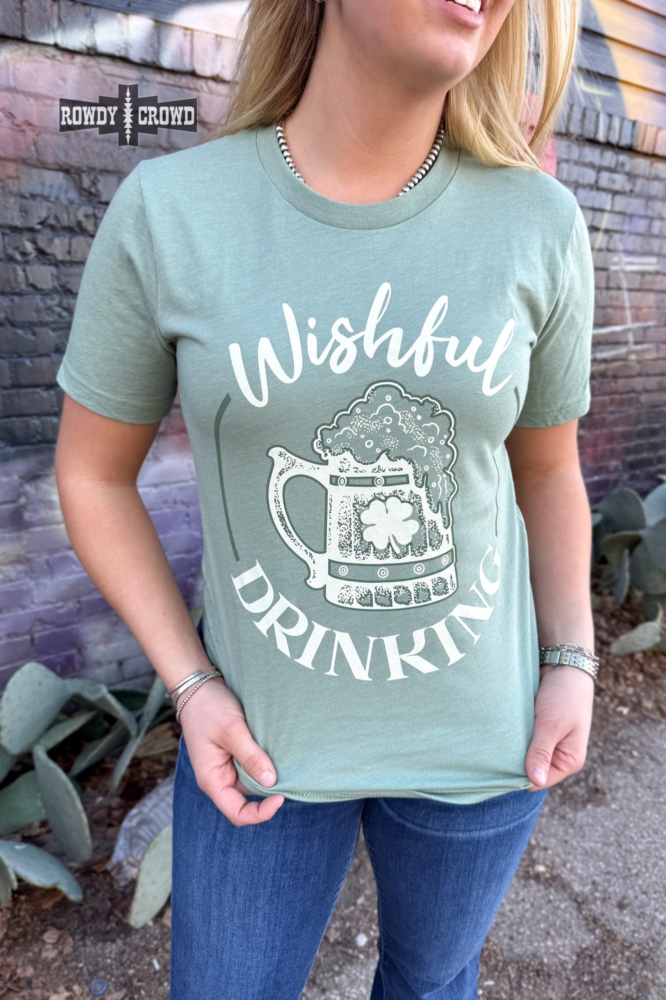 Wishful Drinking Tee - The Caffeine Cowboy