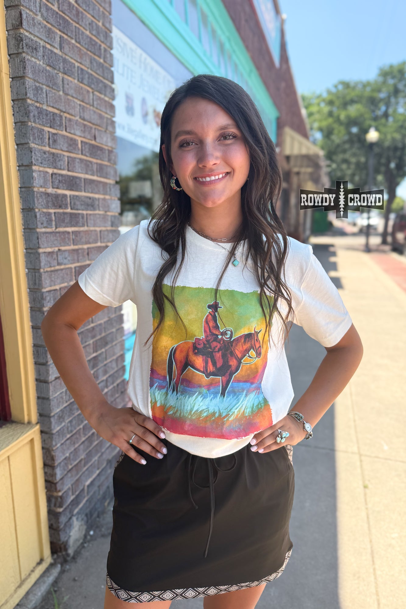 Blazin' Trails Tee - The Caffeine Cowboy