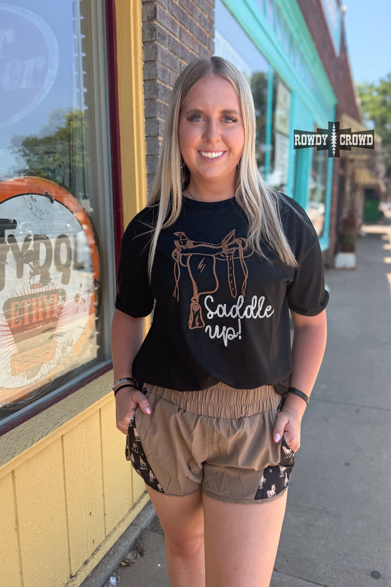 Saddle Up Tee - The Caffeine Cowboy
