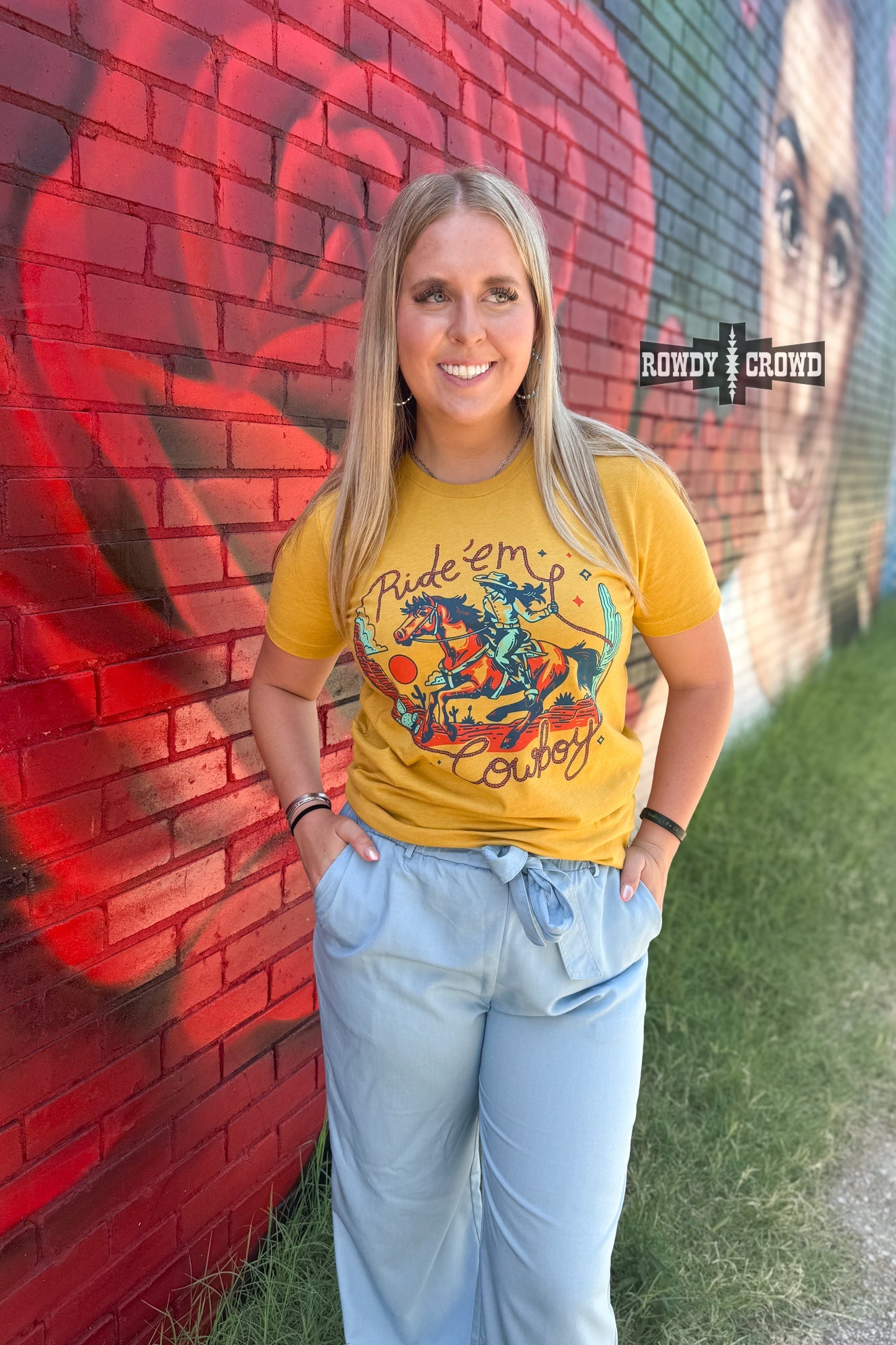 Ride 'Em Cowboy Tee - The Caffeine Cowboy