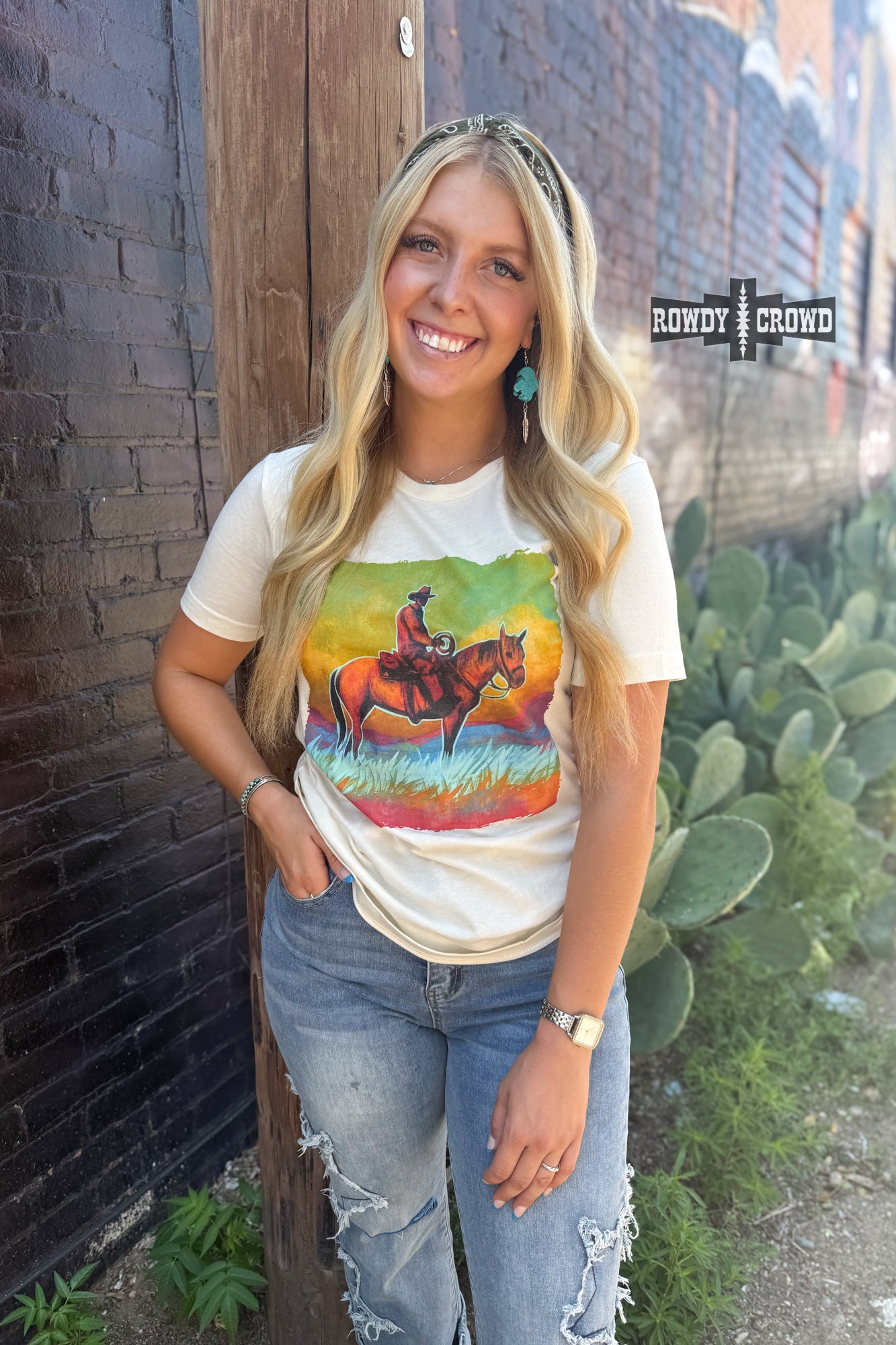 Blazin' Trails Tee - The Caffeine Cowboy