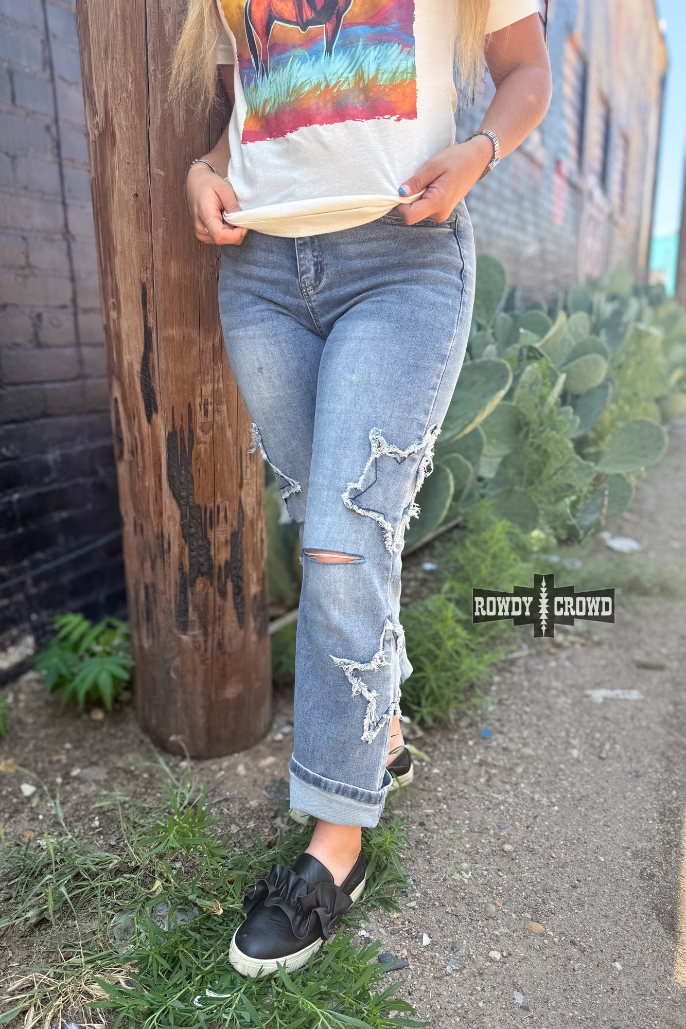 Oh My Stars Denim Jeans - The Caffeine Cowboy