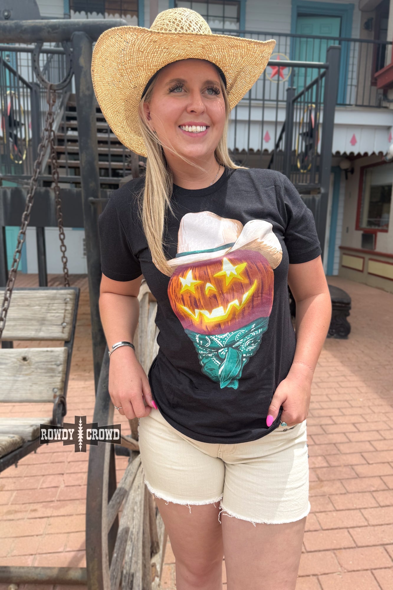 Punchy Pumpkin Tee - The Caffeine Cowboy