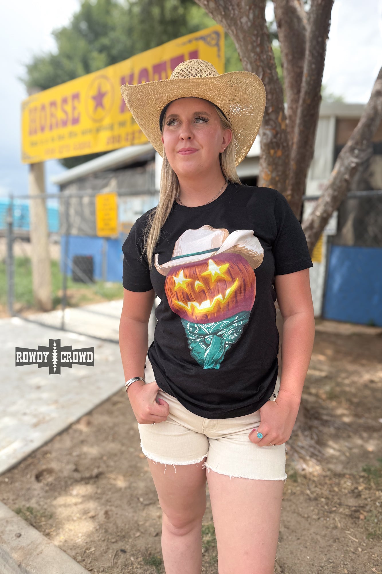 Punchy Pumpkin Tee - The Caffeine Cowboy