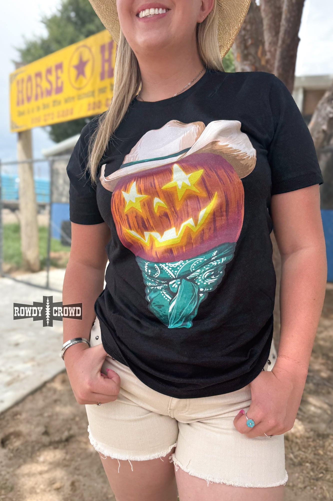 Punchy Pumpkin Tee - The Caffeine Cowboy