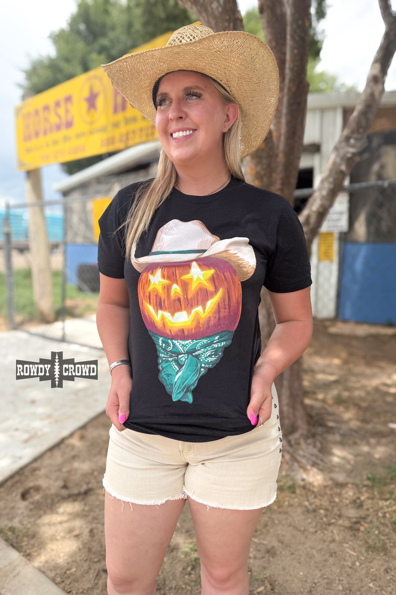 Punchy Pumpkin Tee - The Caffeine Cowboy