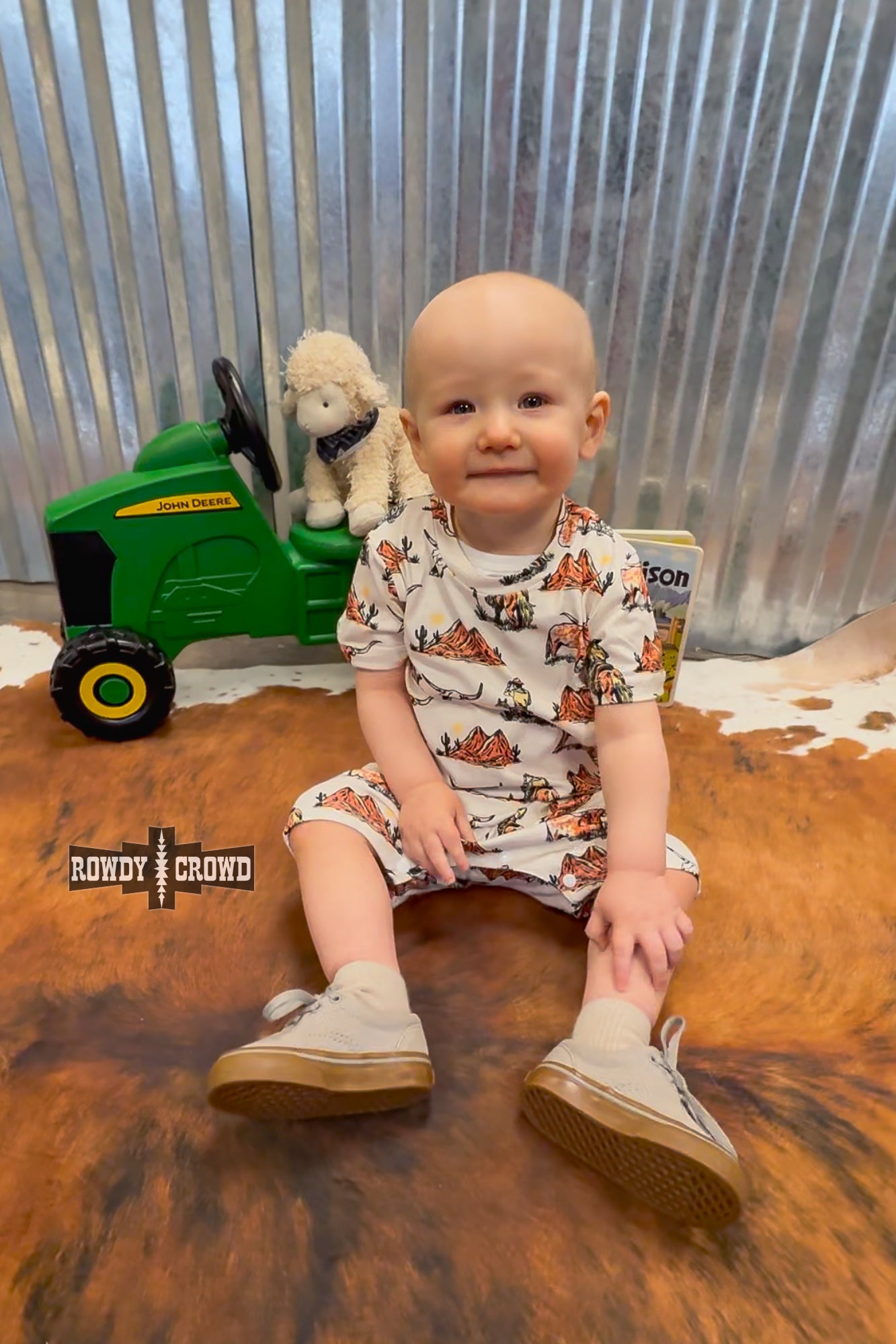 West Texas Short Onesie - The Caffeine Cowboy