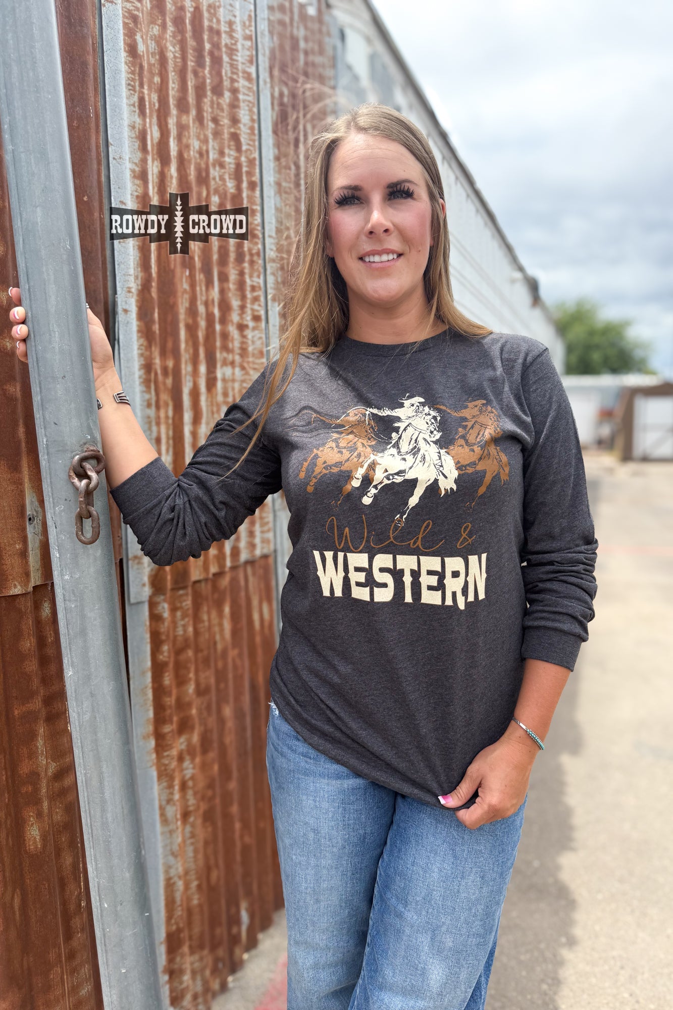Wild & Western Long Sleeve - The Caffeine Cowboy