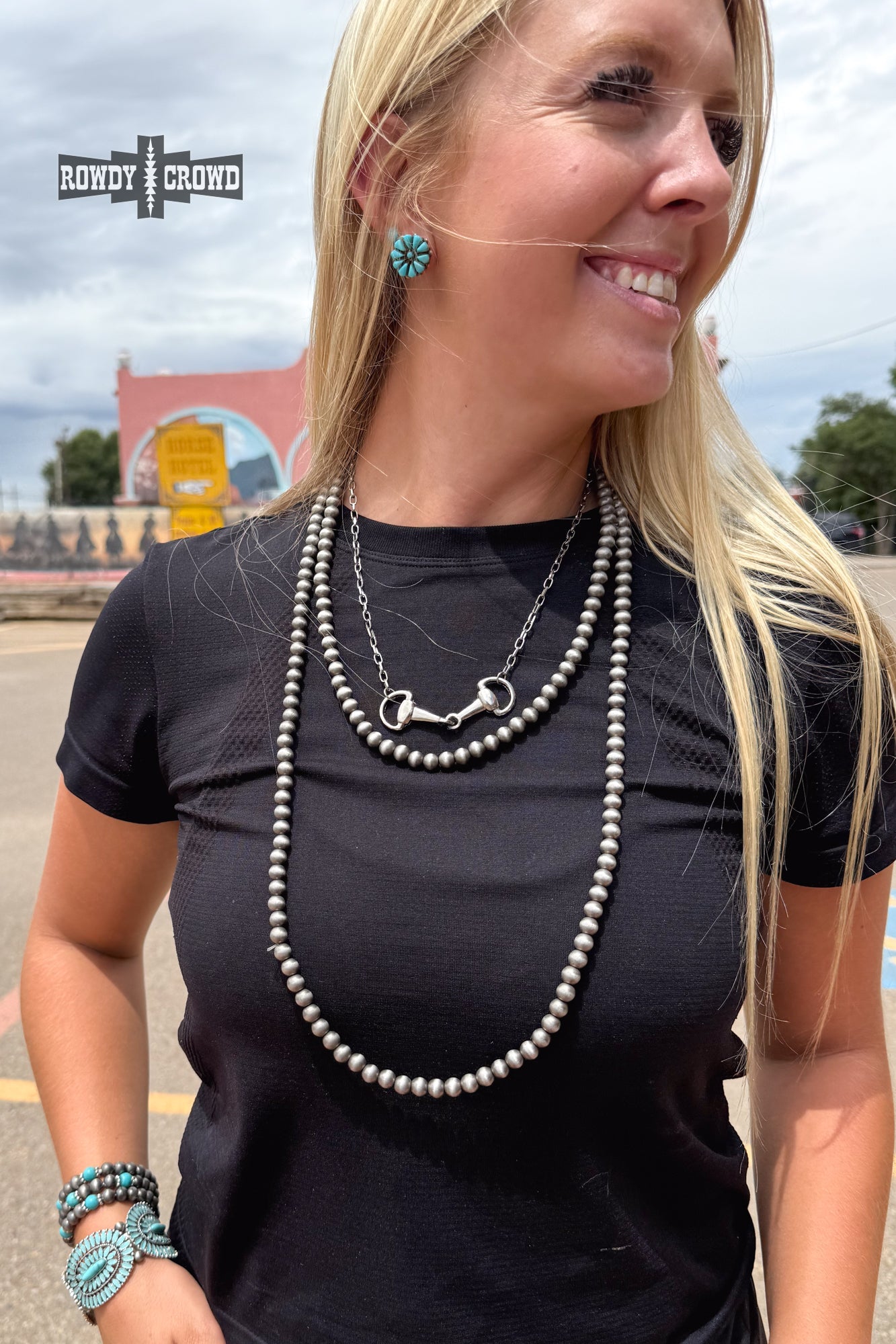 Buckaroo Pearl Necklace - The Caffeine Cowboy
