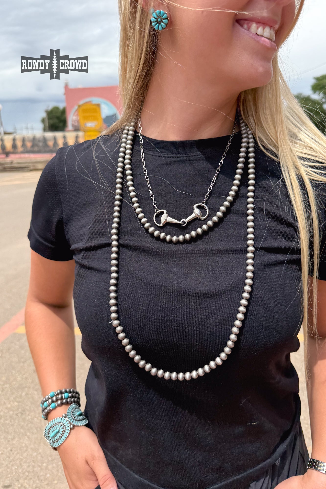Buckaroo Pearl Necklace - The Caffeine Cowboy
