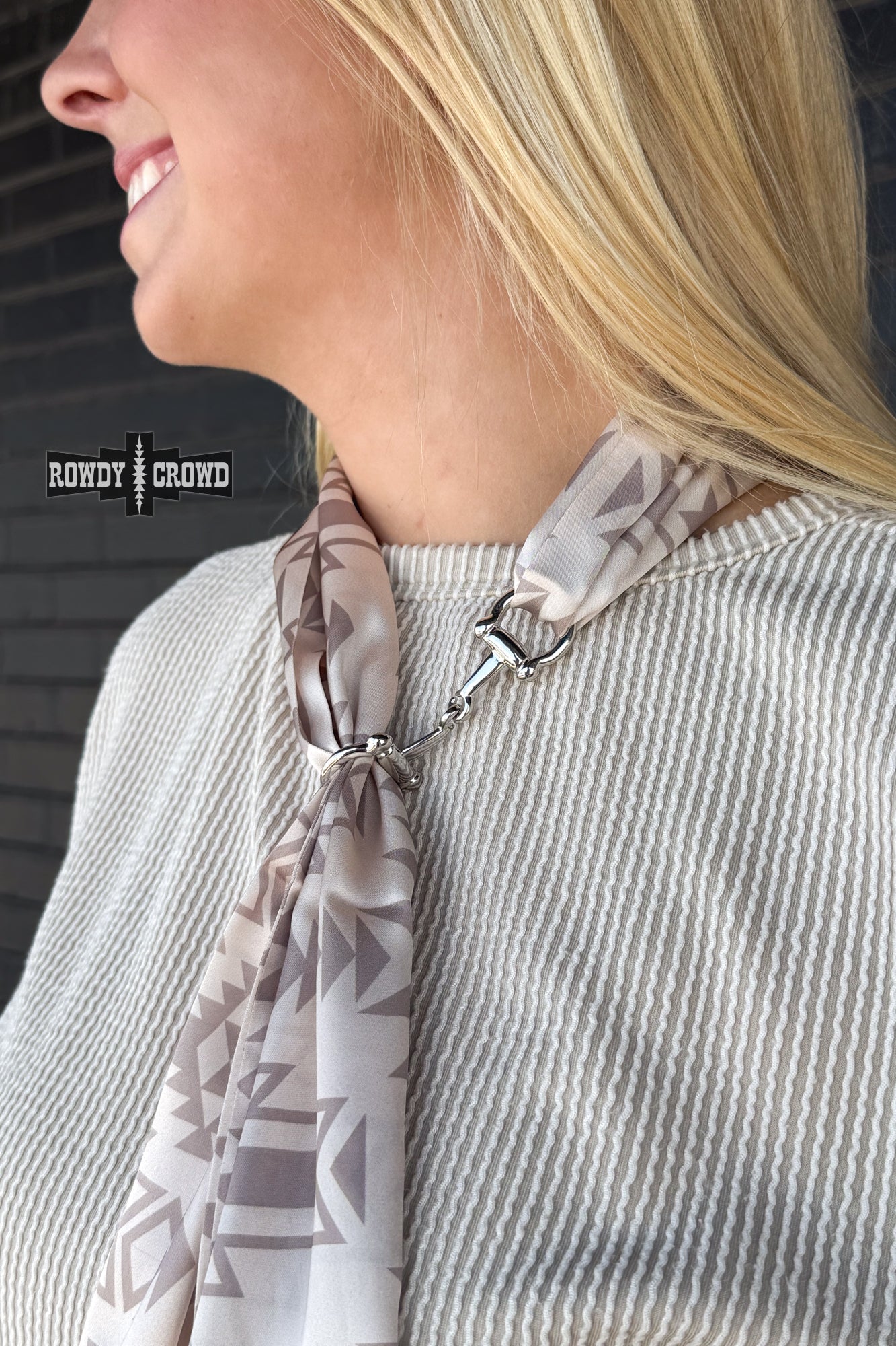 Snazzy Snaffle Scarf Slide - The Caffeine Cowboy